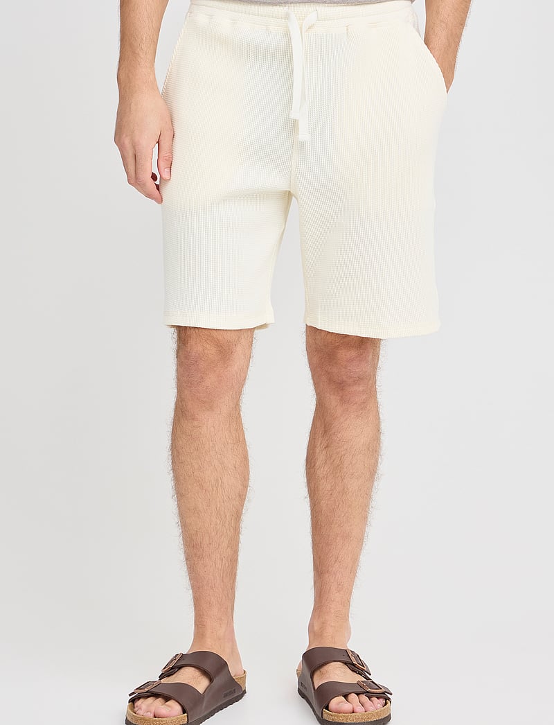 Casual Friday - CFULF0210 waffle shorts - kollektionen - egret - 4