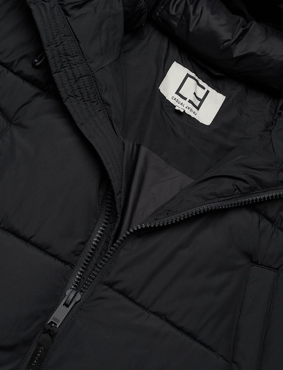 Casual Friday - CFNEWTON 0216 long puffer jacket - daunenjacken - dark navy - 2