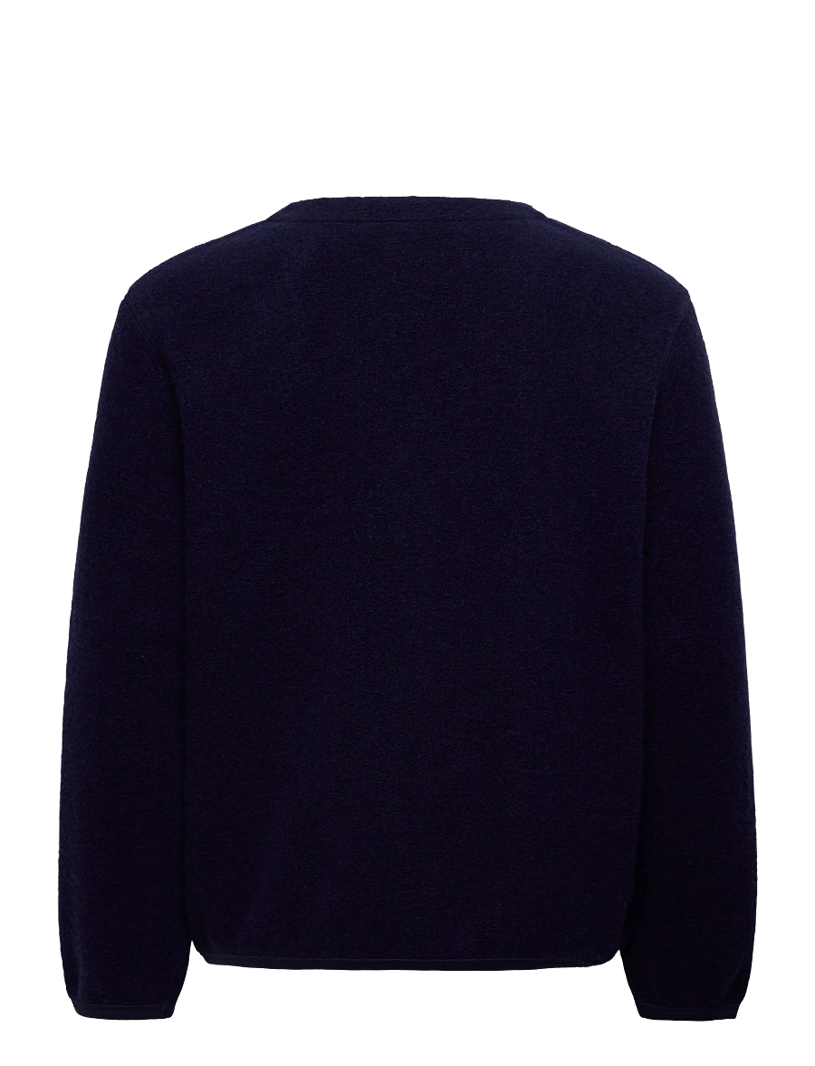 Casual Friday - CFWILLI O218 wool fleece jacket - jacken - medieval blue - 1