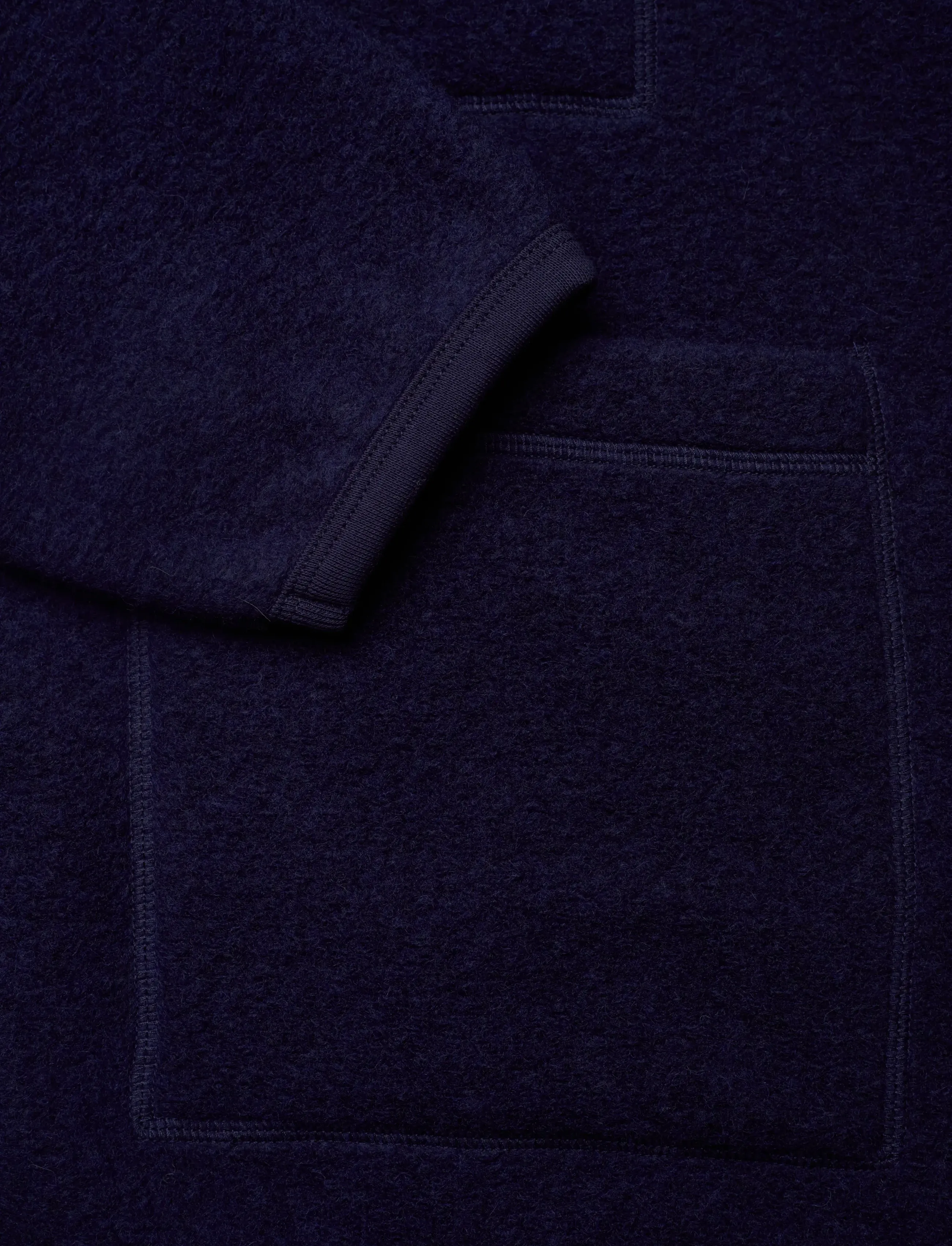 Casual Friday - CFWILLI O218 wool fleece jacket - jackets - medieval blue - 3