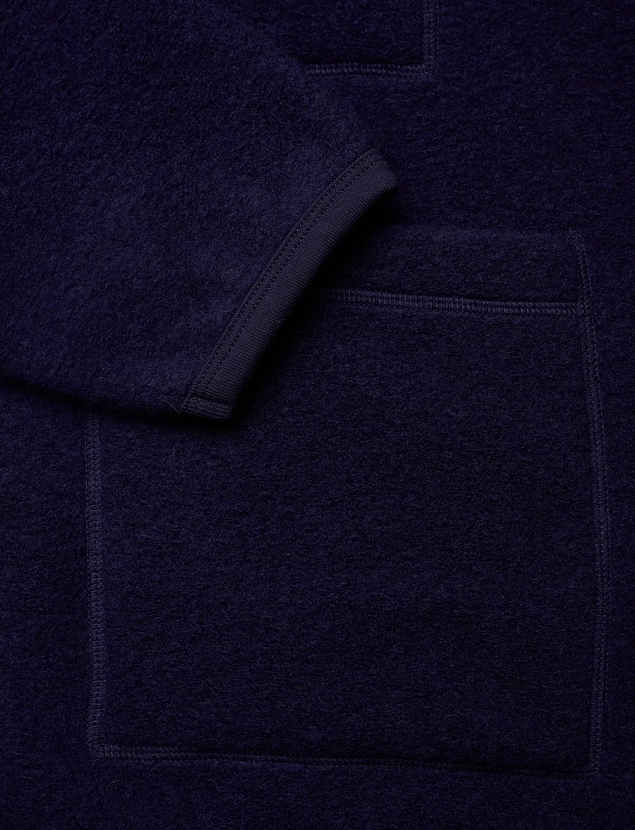 Casual Friday - CFWILLI O218 wool fleece jacket - jacken - medieval blue - 3