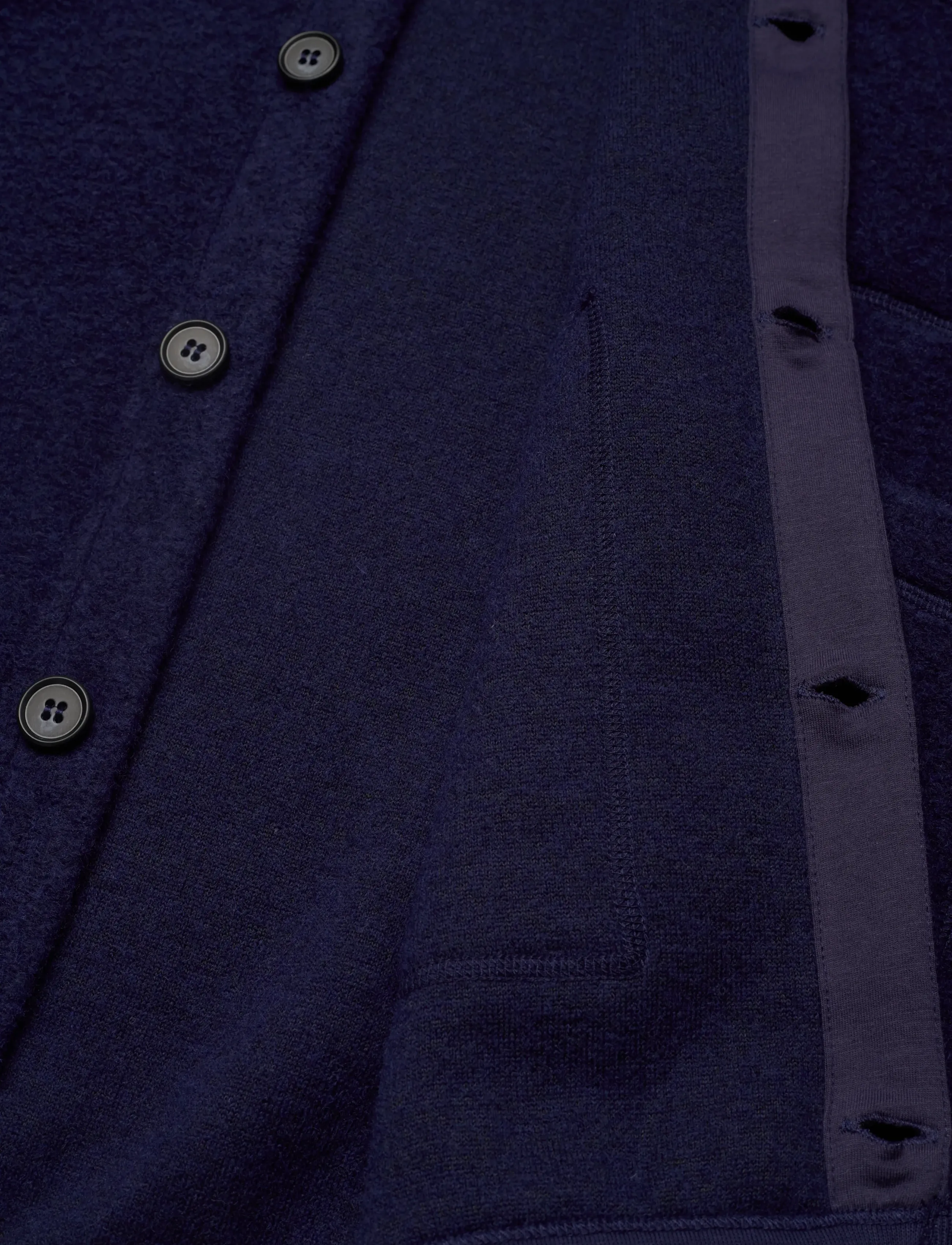 Casual Friday - CFWILLI O218 wool fleece jacket - jackets - medieval blue - 4