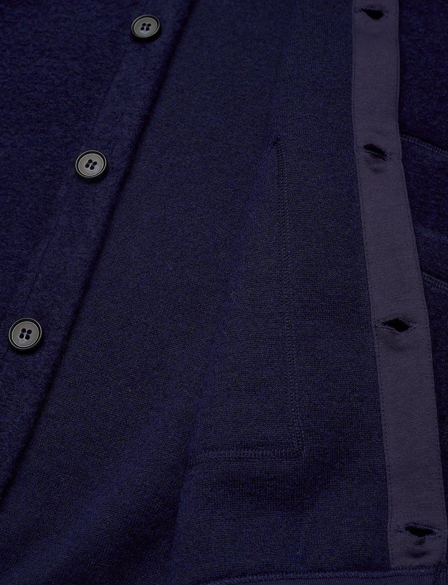 Casual Friday - CFWILLI O218 wool fleece jacket - jacken - medieval blue - 4