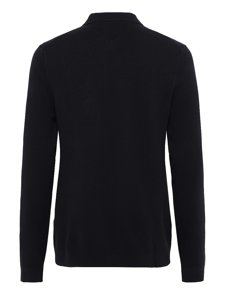Casual Friday - CFINGMAR 0224 knitted polo - dark navy melange - 1