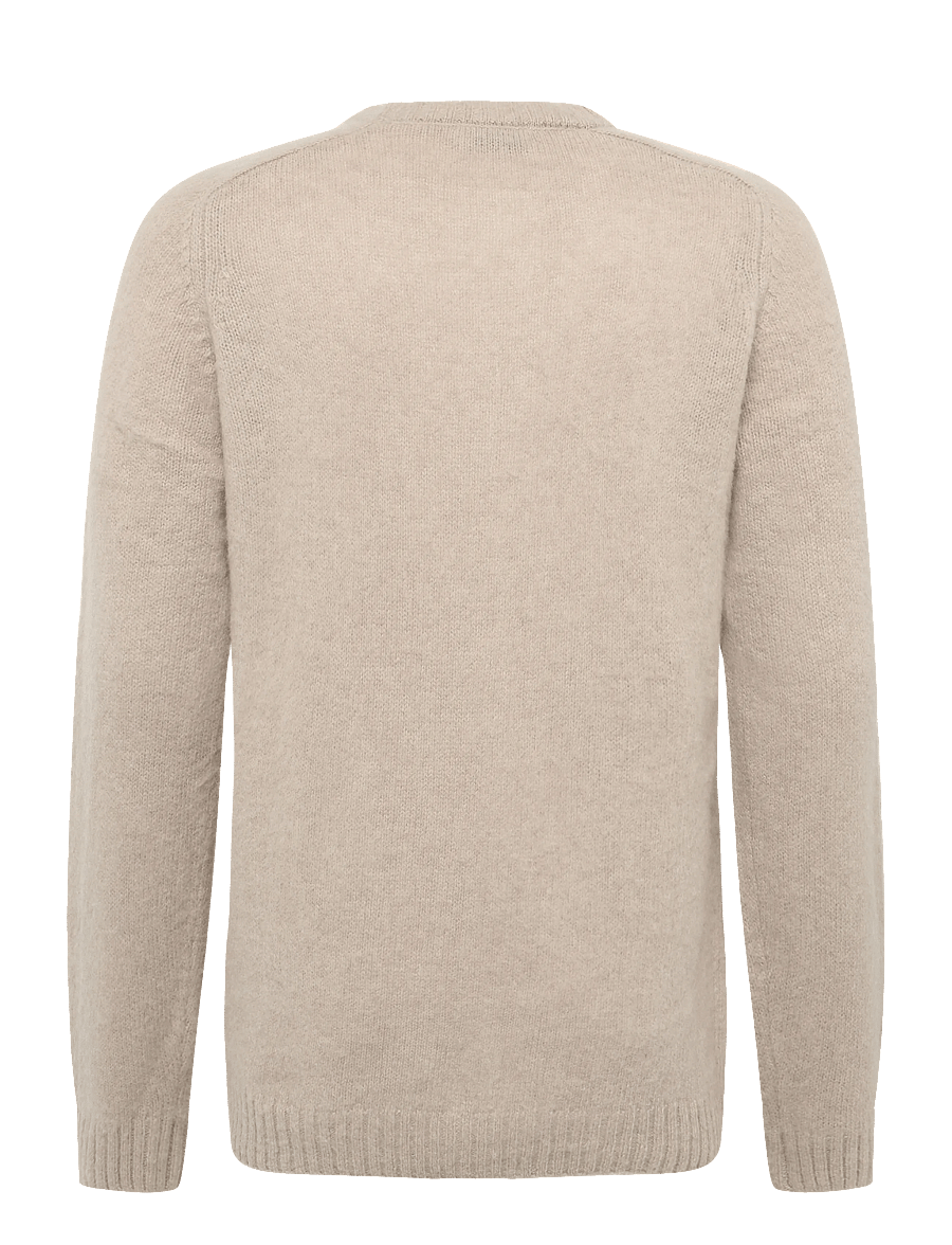 Casual Friday - CFBERT brushed crew neck knit - rundhals - silver lining - 1