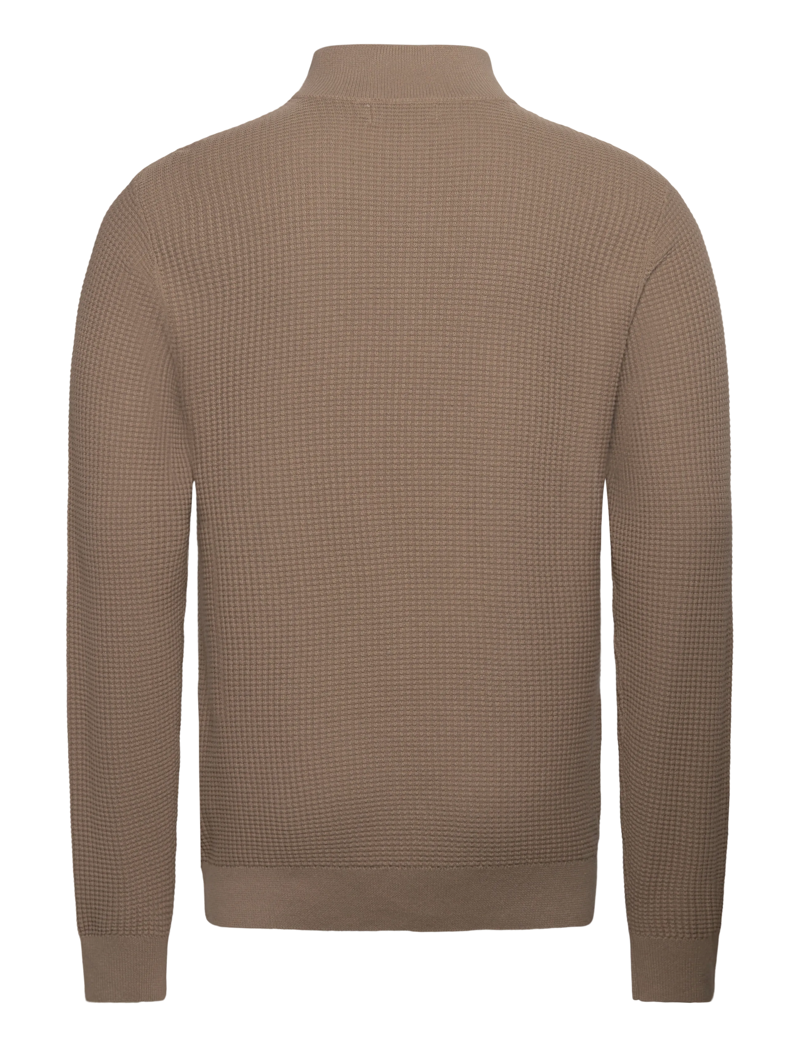 Casual Friday - CFVISTI 0225 structured halfzip kni - half zip jumpers - roasted cashew - 1