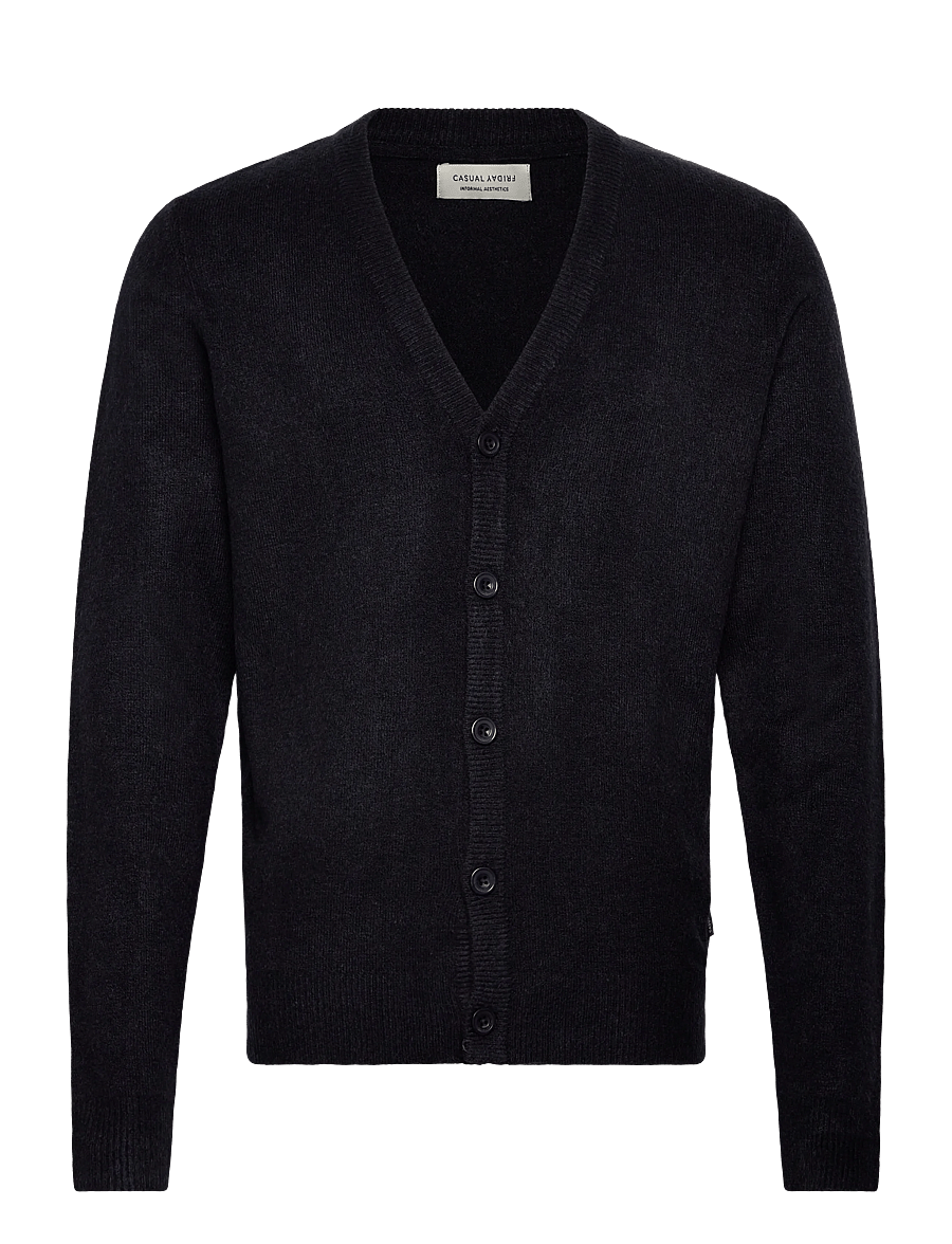 Casual Friday - CFHEINE cardigan knit - cardigans - dark navy - 0