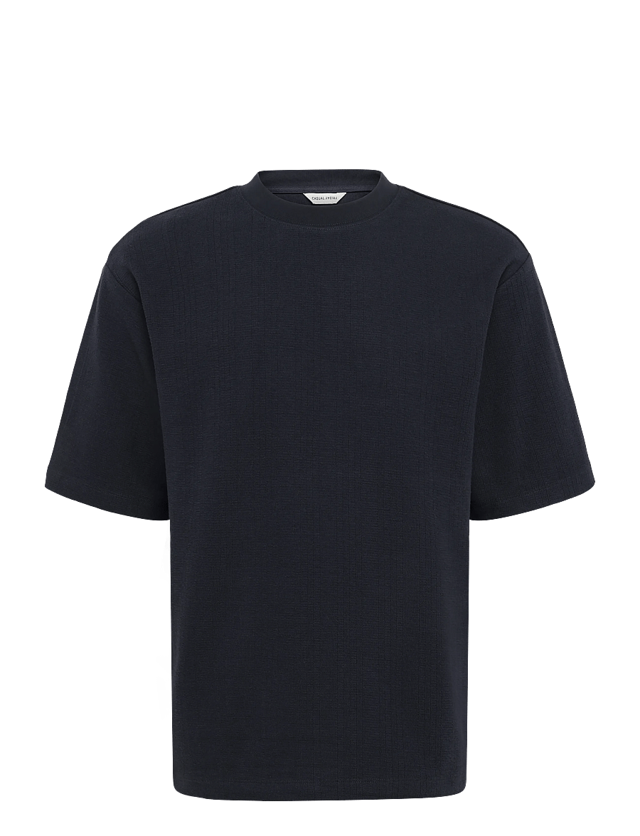 Casual Friday - CFHUGGO 0227 structued relaxed tee - dark navy - 0