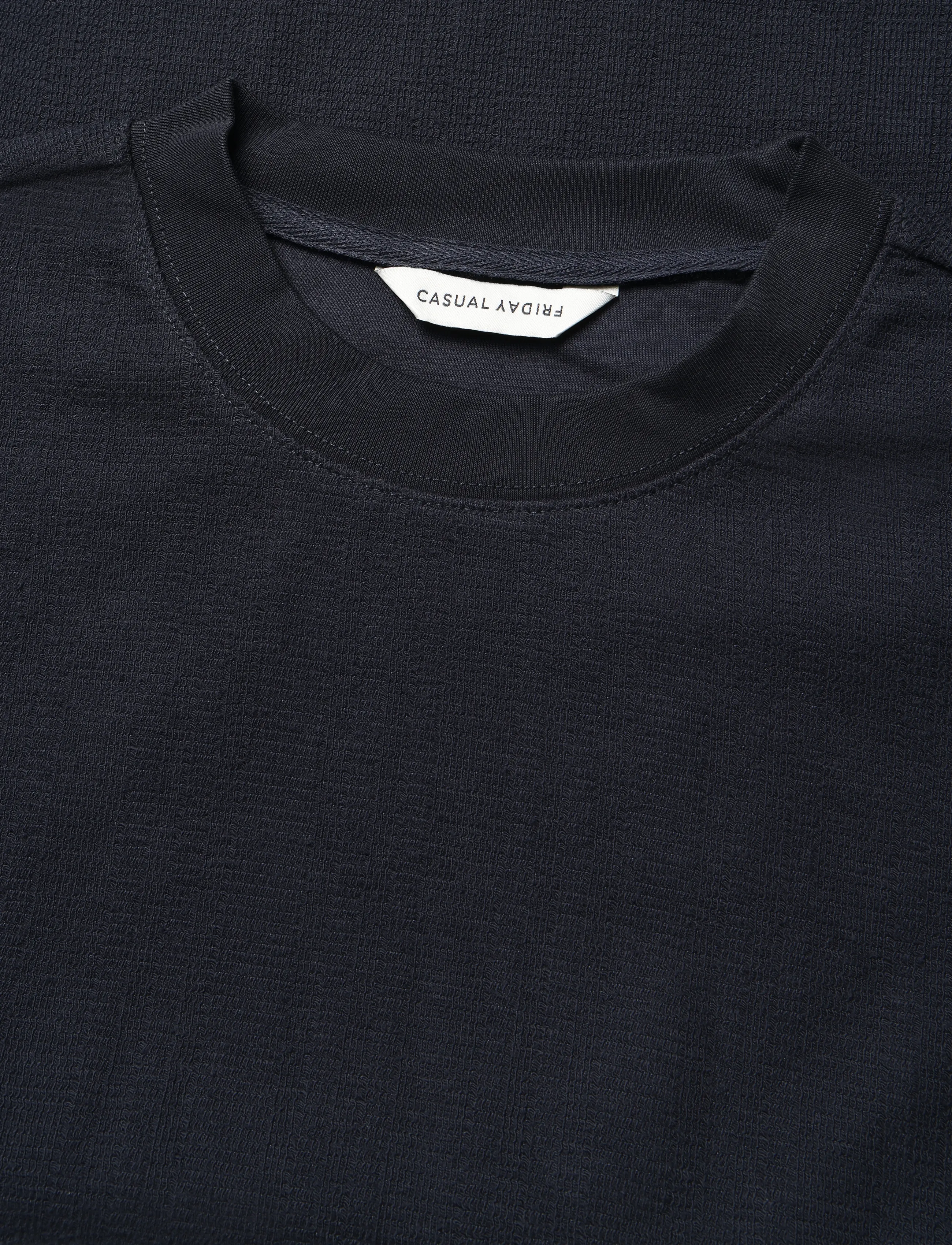 Casual Friday - CFHUGGO 0227 structued relaxed tee - dark navy - 2