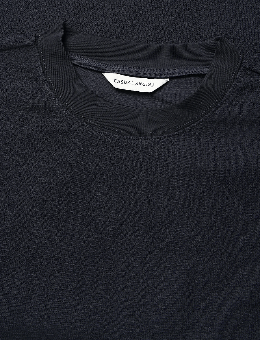 Casual Friday - CFHUGGO 0227 structued relaxed tee - dark navy - 2