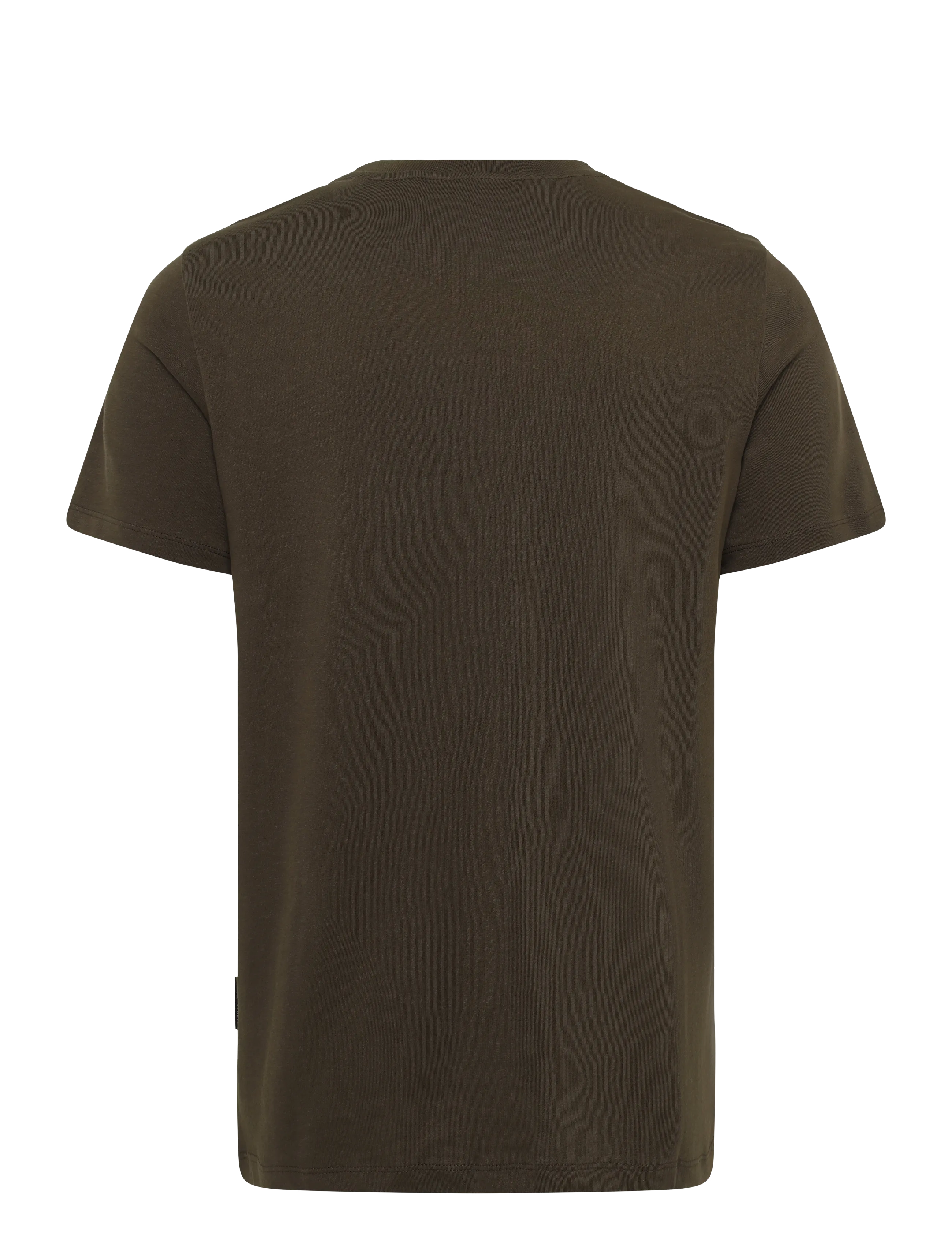 Casual Friday - CFANSGAR tee with chect print - black olive - 1