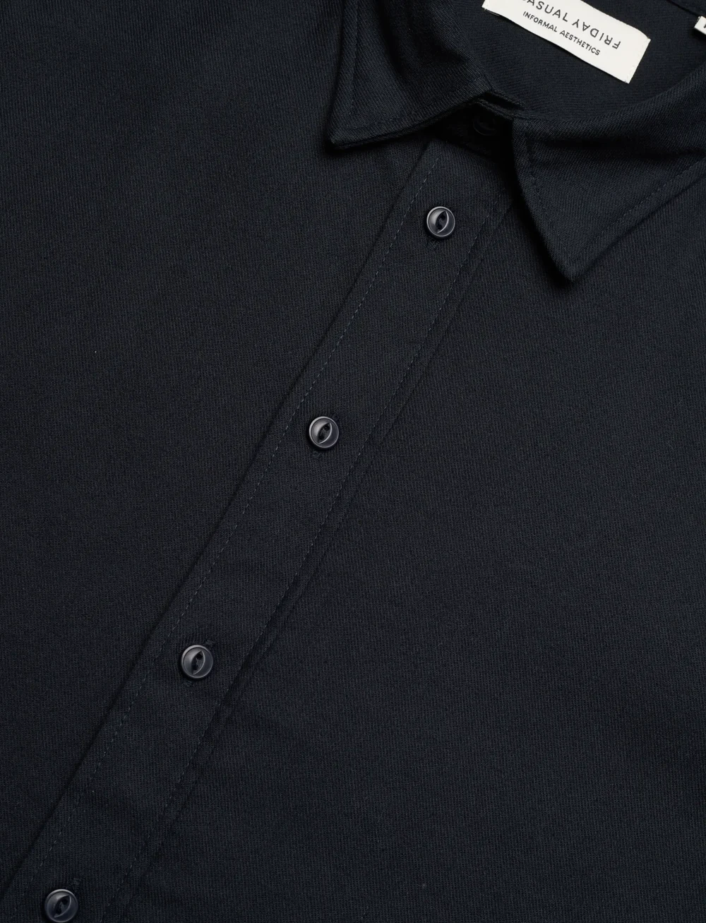 Casual Friday - CFARSEN LS BU shirt - casual shirts - dark navy melange - 3