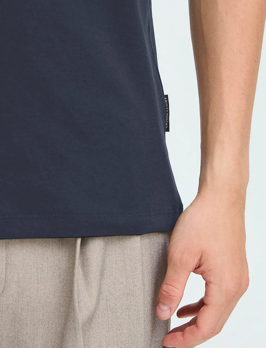 Casual Friday - CFNILO MID WEIGHT TEE - kurzärmelig - dark navy - 3