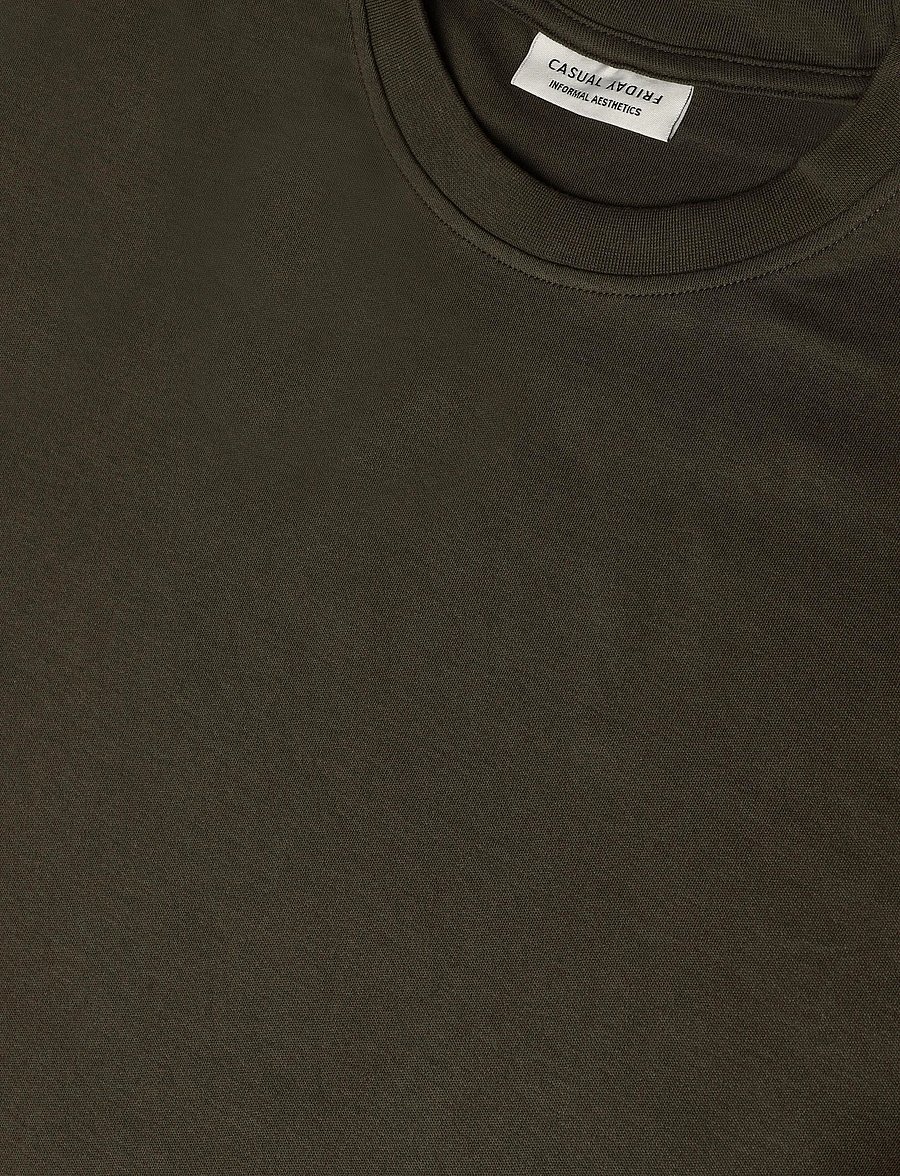Casual Friday - CFNILO MID WEIGHT TEE - kurzärmelige t-shirts - elegance - 2