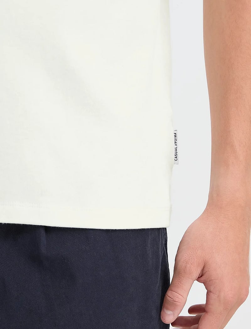 Casual Friday - CFNILO MID WEIGHT TEE - kurzärmelig - snow white - 4