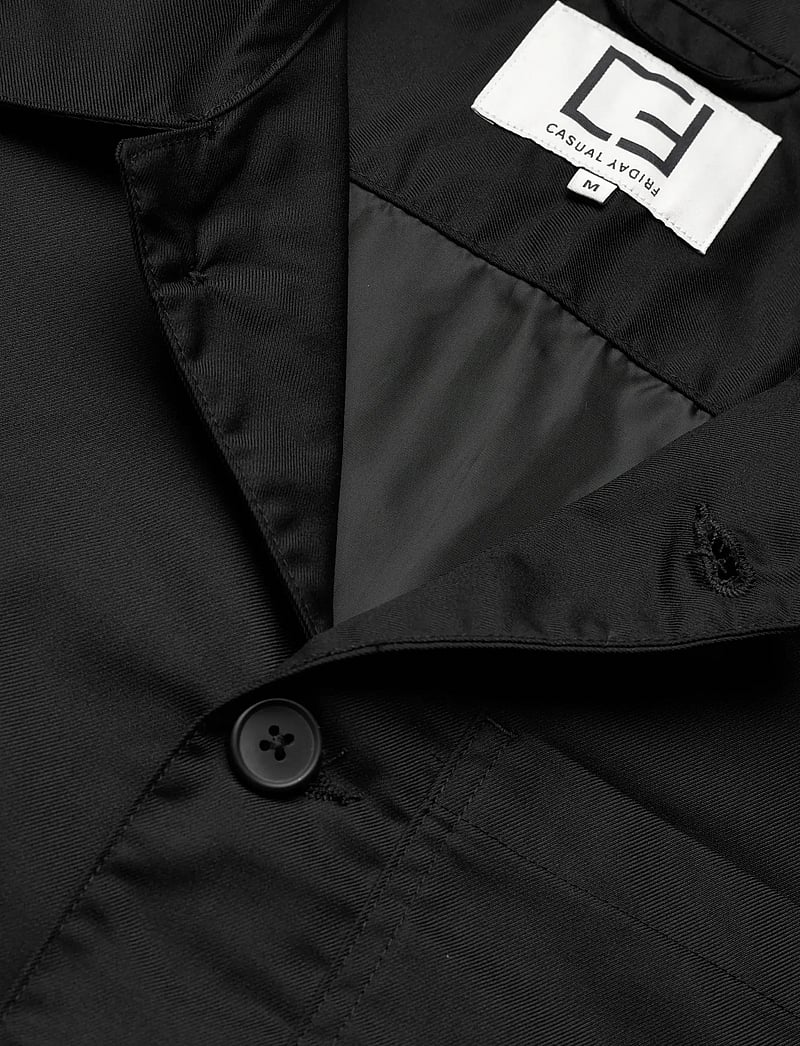 Casual Friday - CFMARCO stretch shacket - kollektsioonid - black beauty - 2