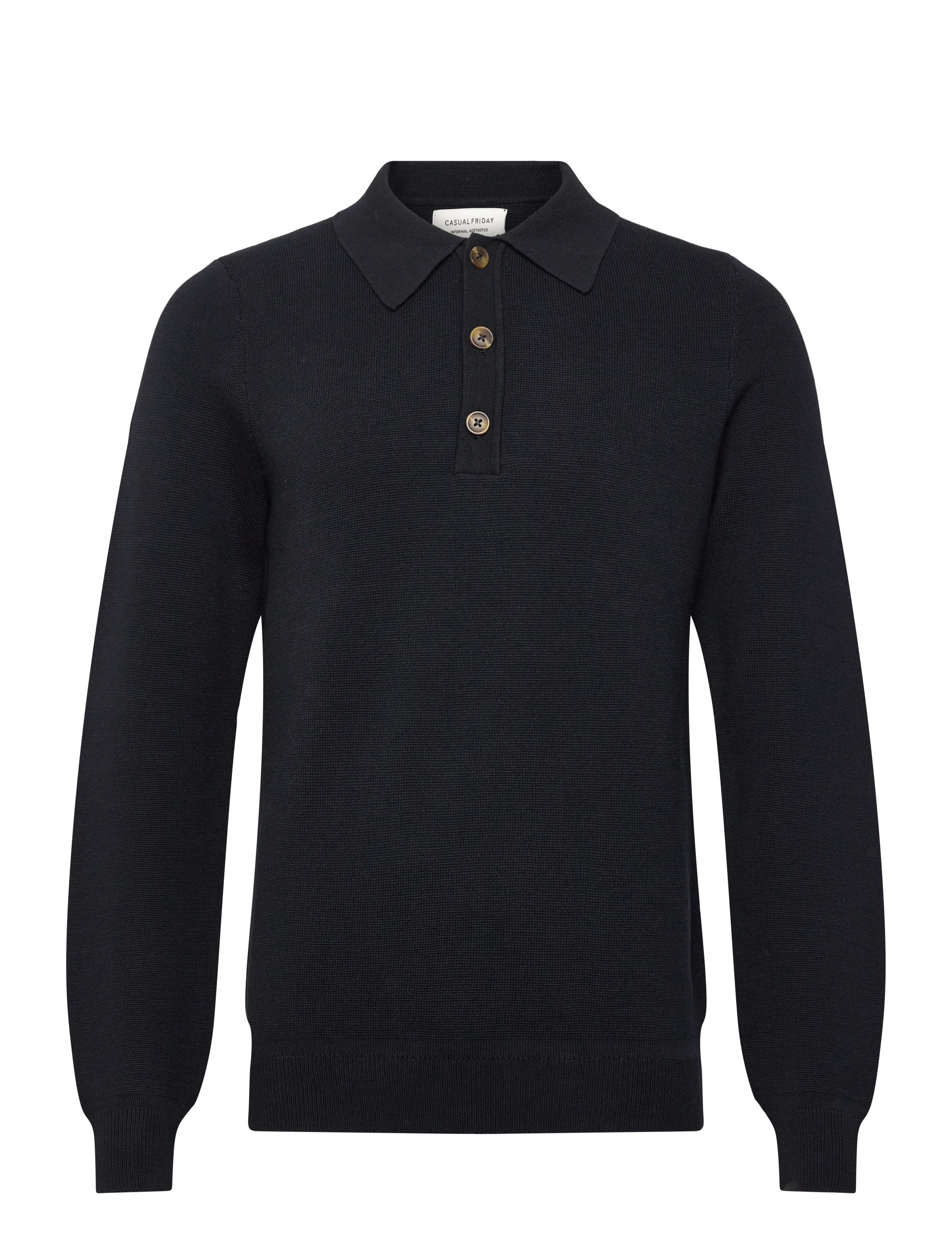 CASUAL FRIDAY Cfabel 0231 Milano Polo Knit Navy - M - Herren