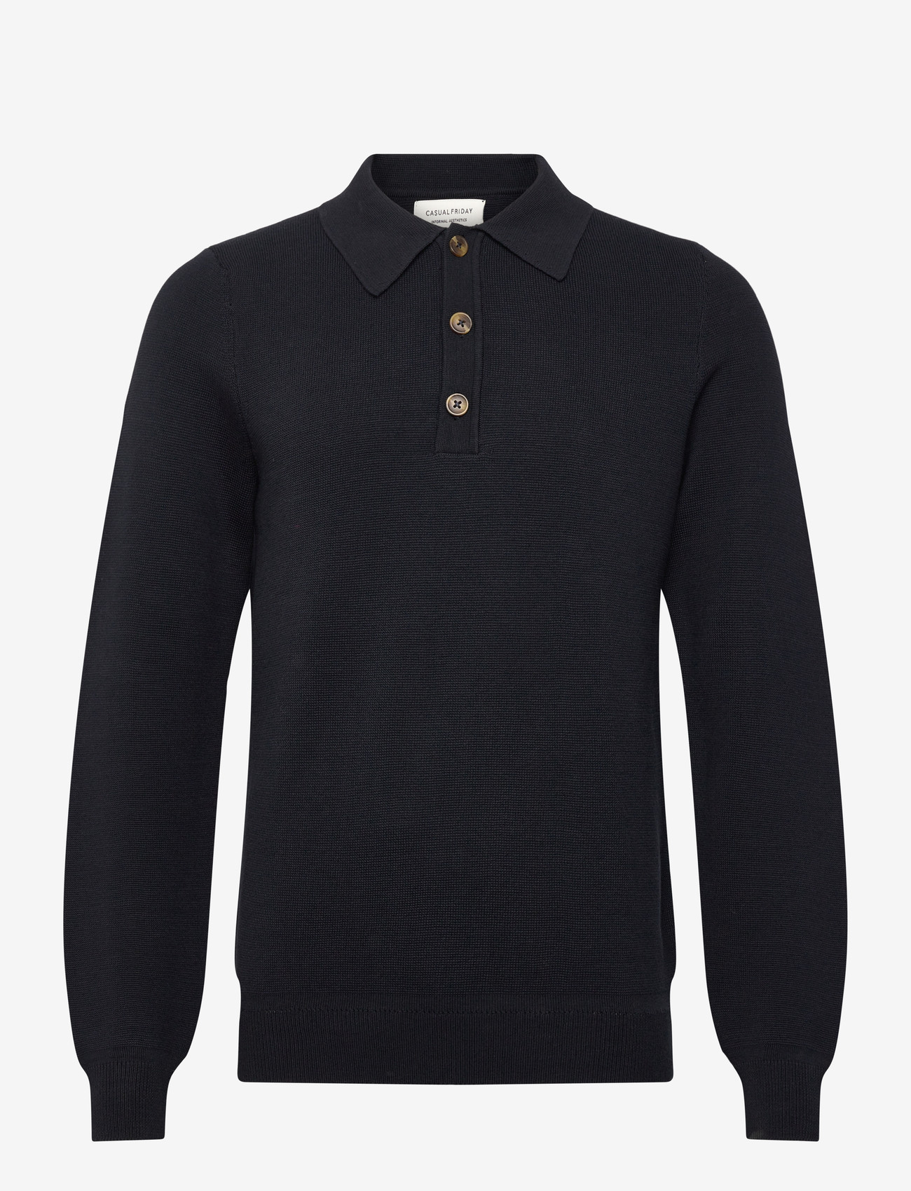 Casual Friday - CFABEL 0231 MILANO POLO KNIT - gestrickte polohemden - dark navy - 0
