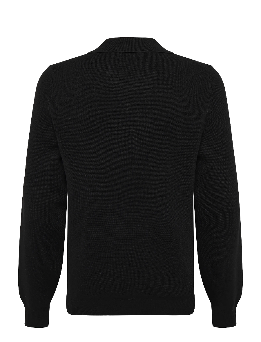 Casual Friday - CFDAHL 0231 MILANO POLO KNIT - black beauty - 1