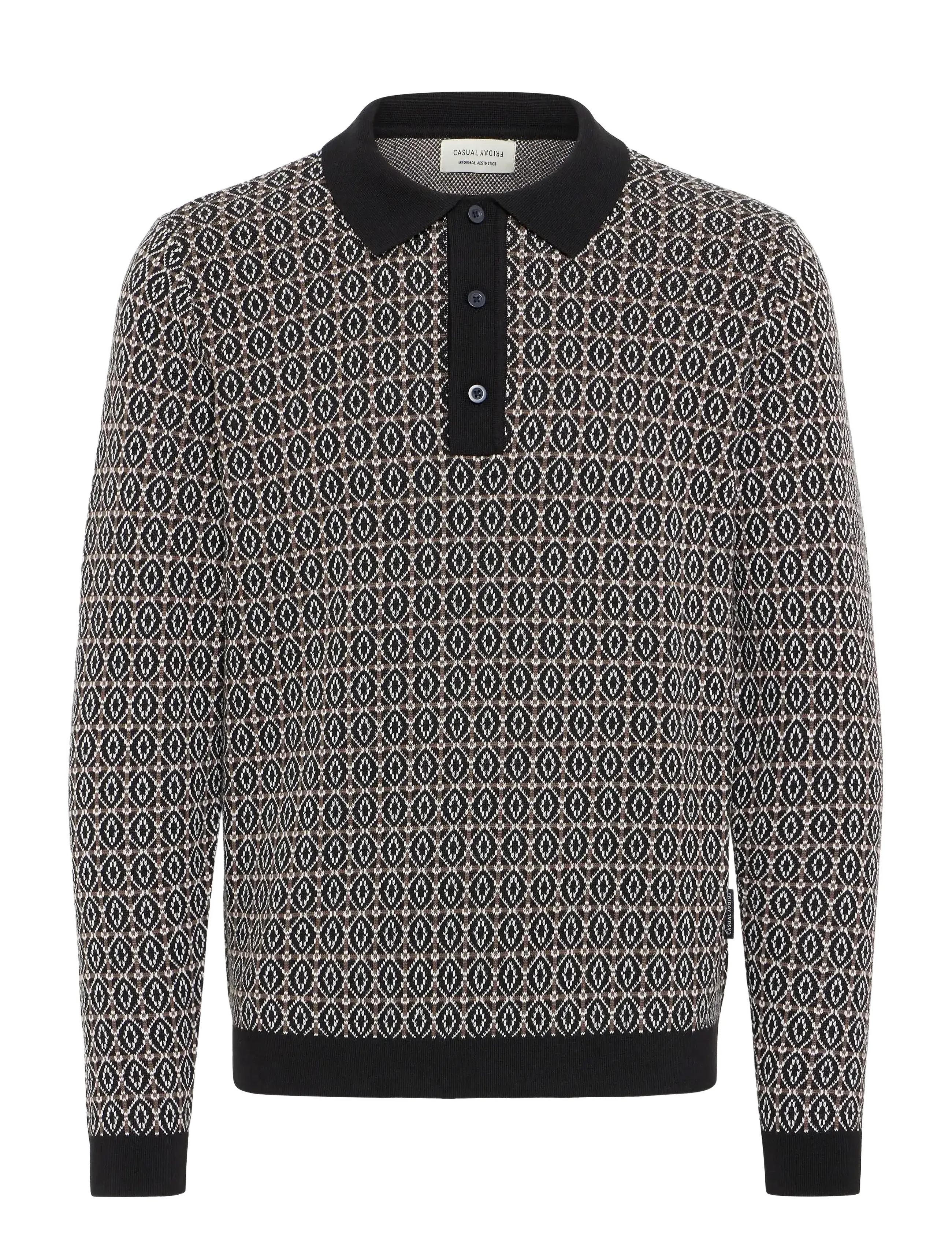 CFWIK JAQUARD KNIT - BLACK BEAUTY