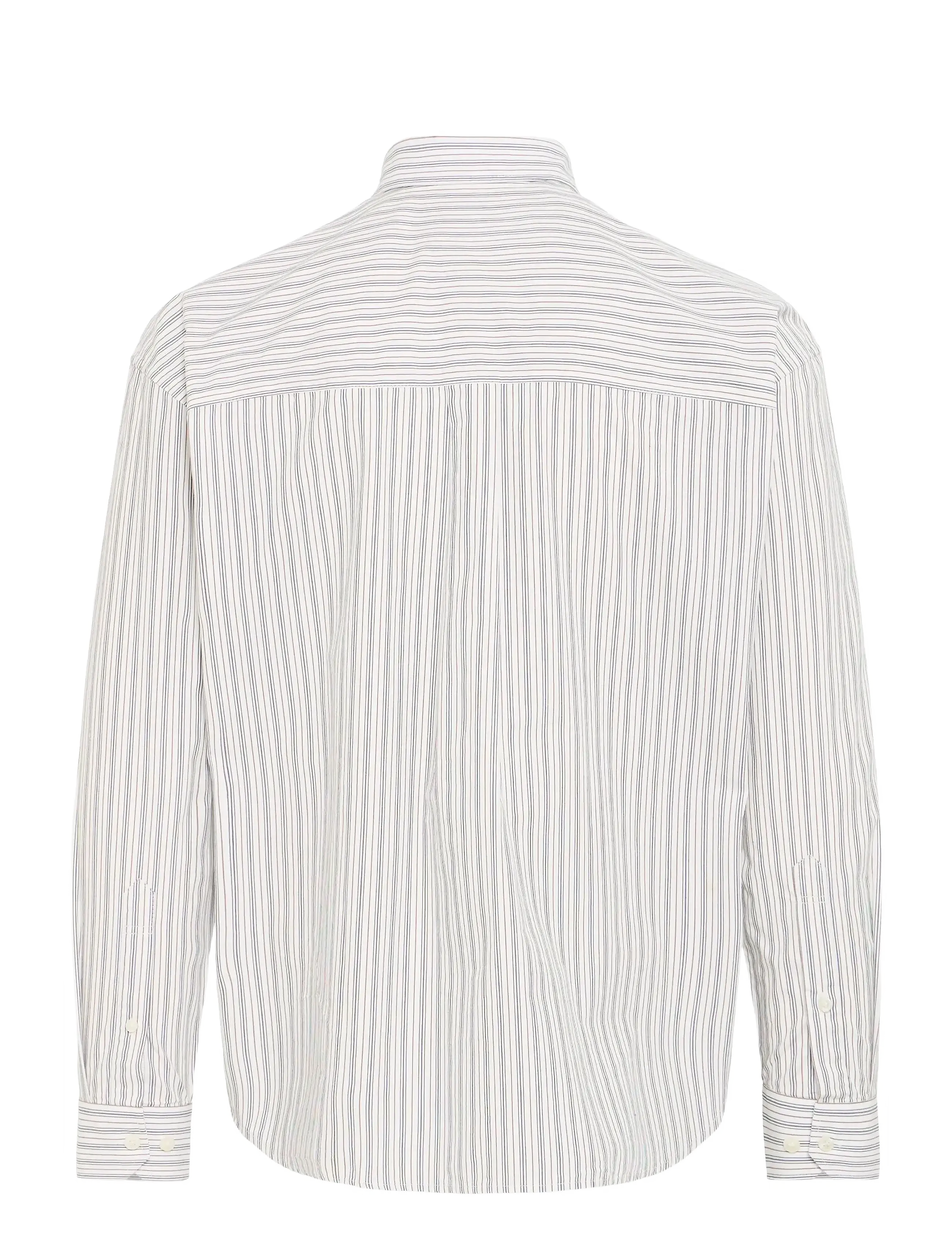 Casual Friday - CFKNUD THIN STRIPED SHIRT - black iris - 1