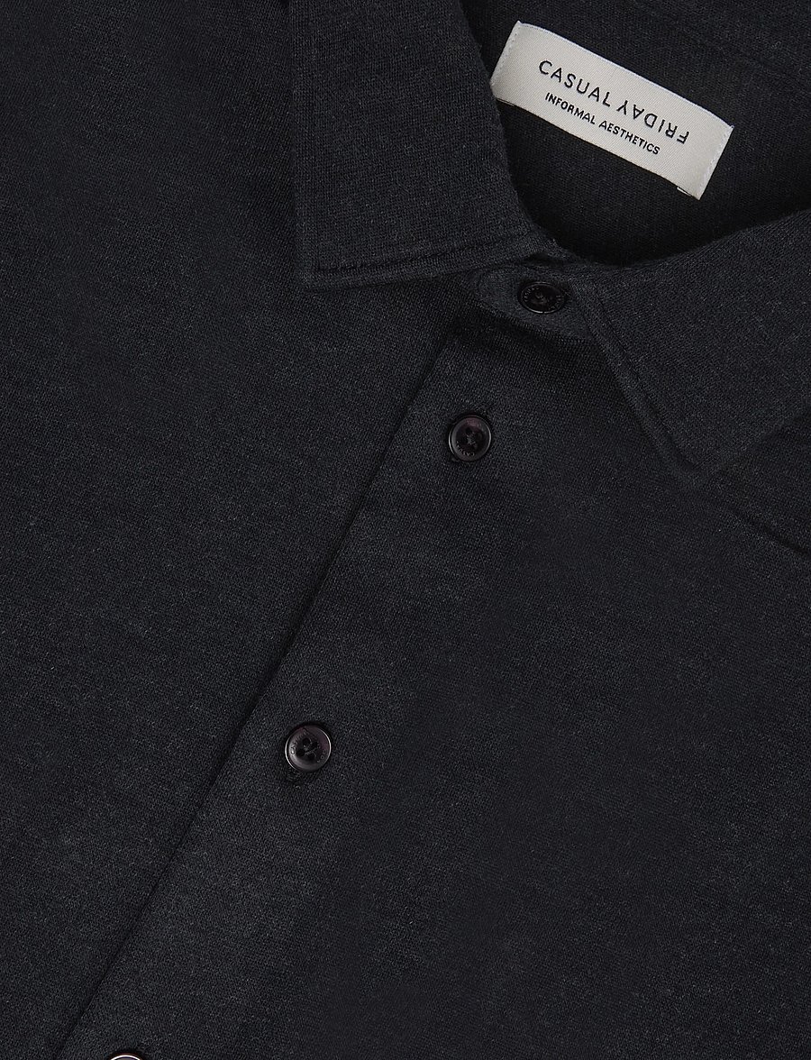 Casual Friday - CFARKAN FORMAL SHIRT - kollektioner - black beauty melange - 2