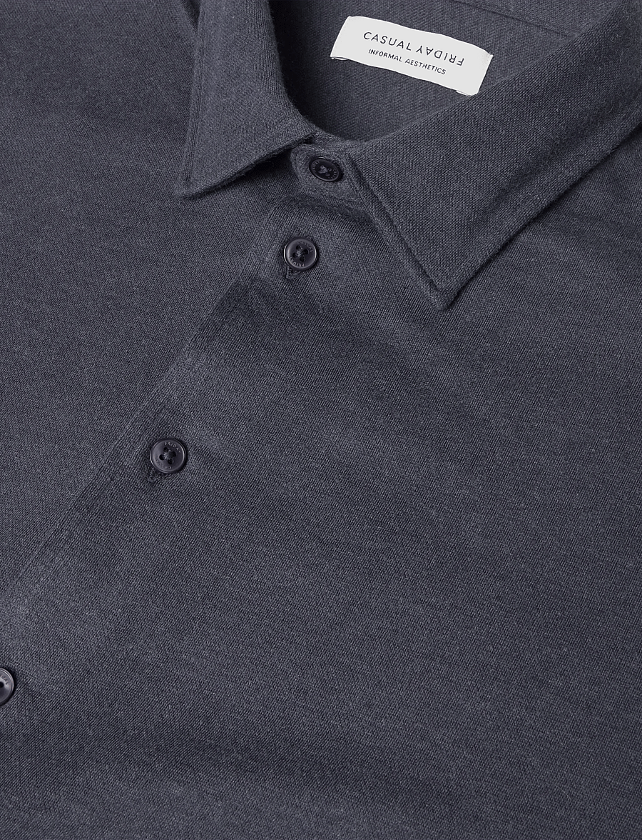 Casual Friday - CFARKAN FORMAL SHIRT - kollektioner - dark navy melange - 2