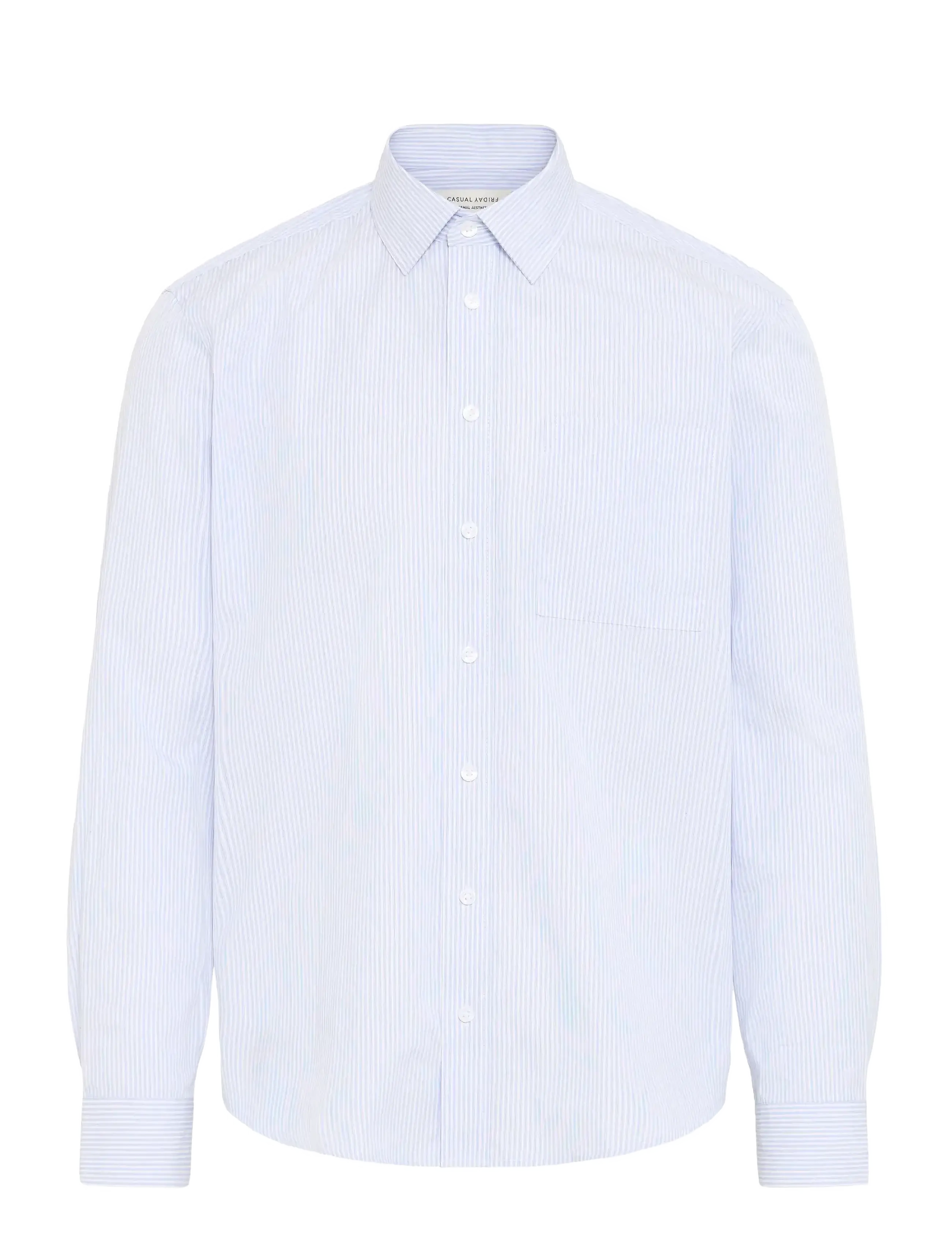 CFBJØRN STRIPED SHIRT - SNOW WHITE