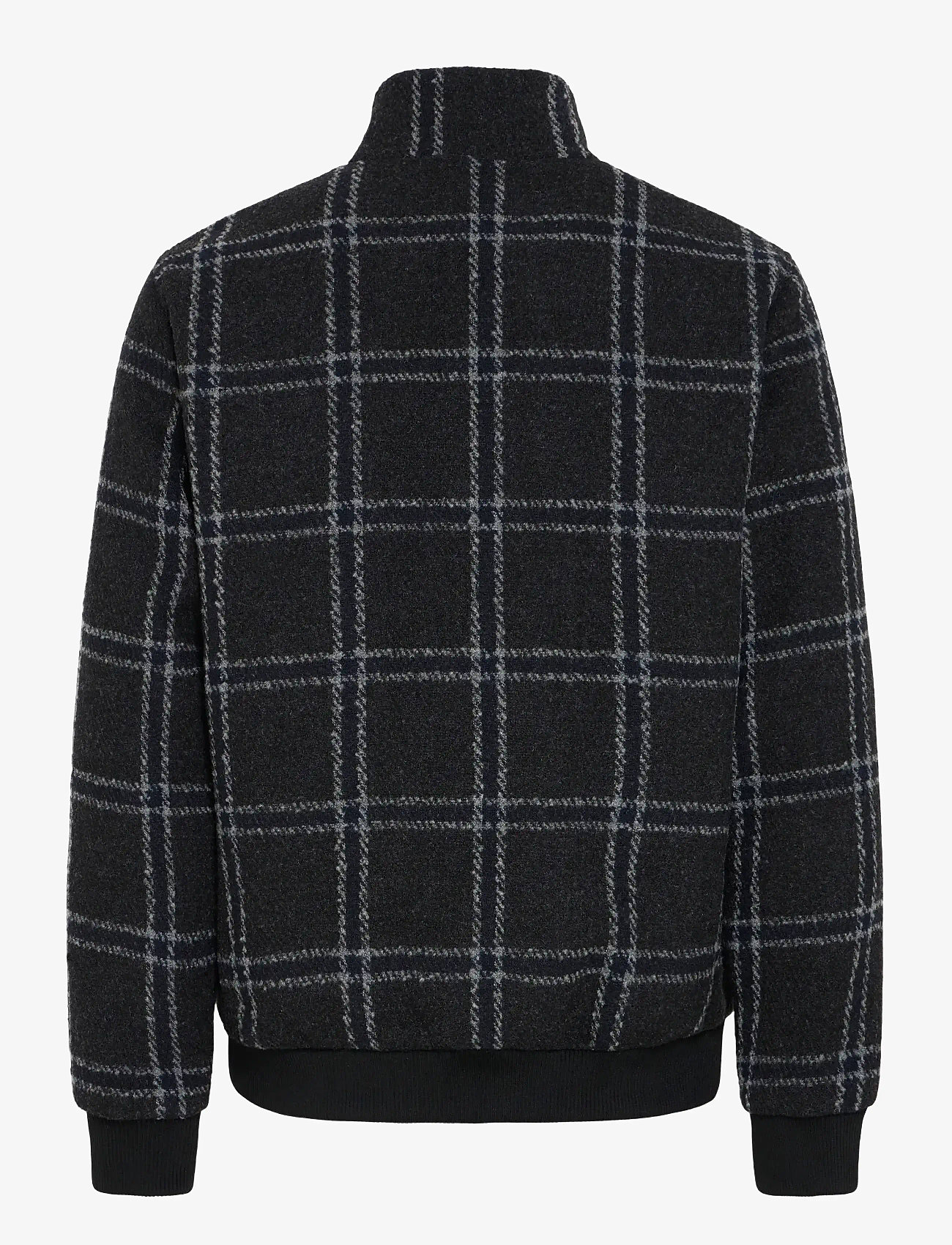 Casual Friday - CFWILKE CHECKED JACKET - leichte jacken - charcoal gray melange - 1