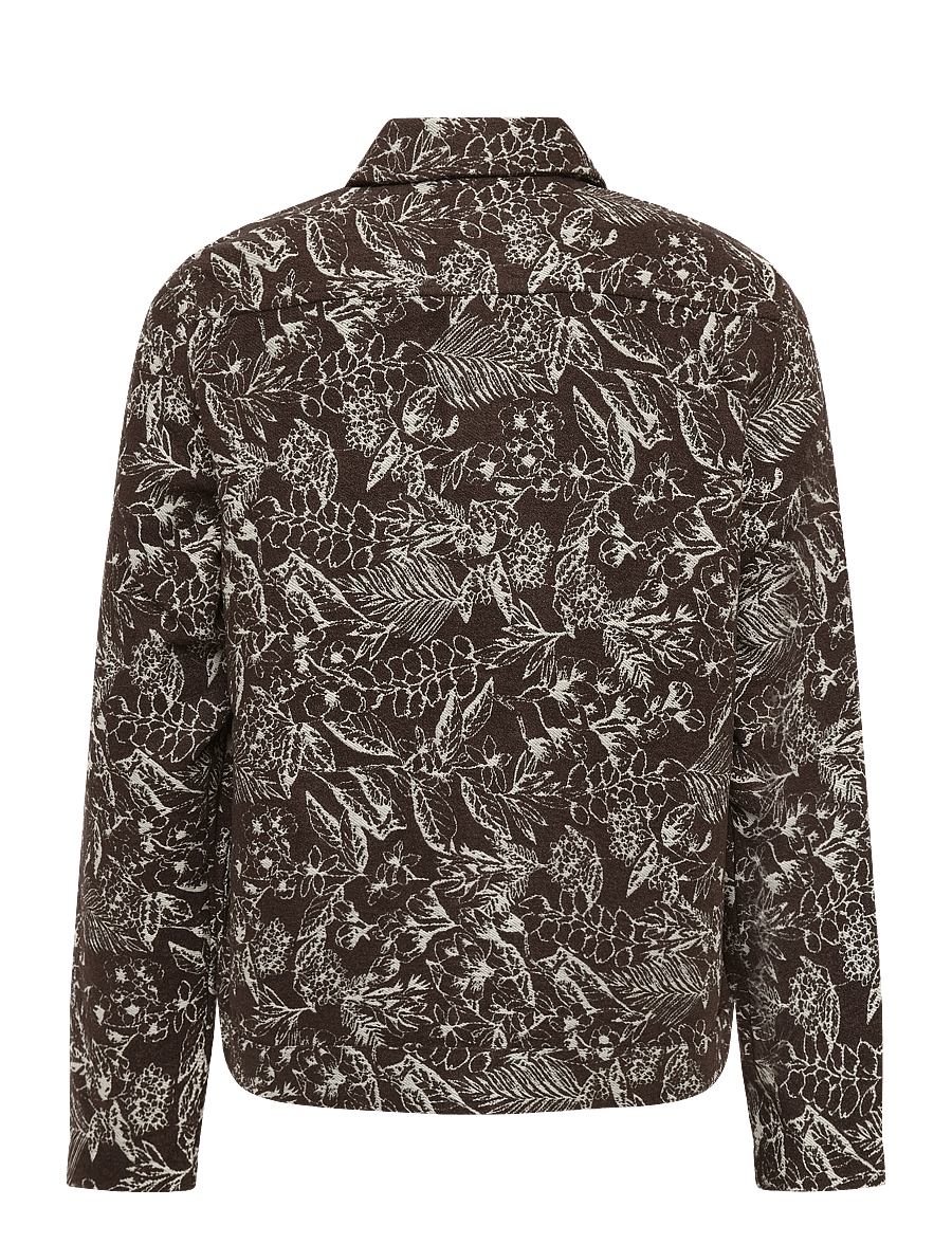 Casual Friday - CFWINDING JAQUARD JACKET - demitasse - 1