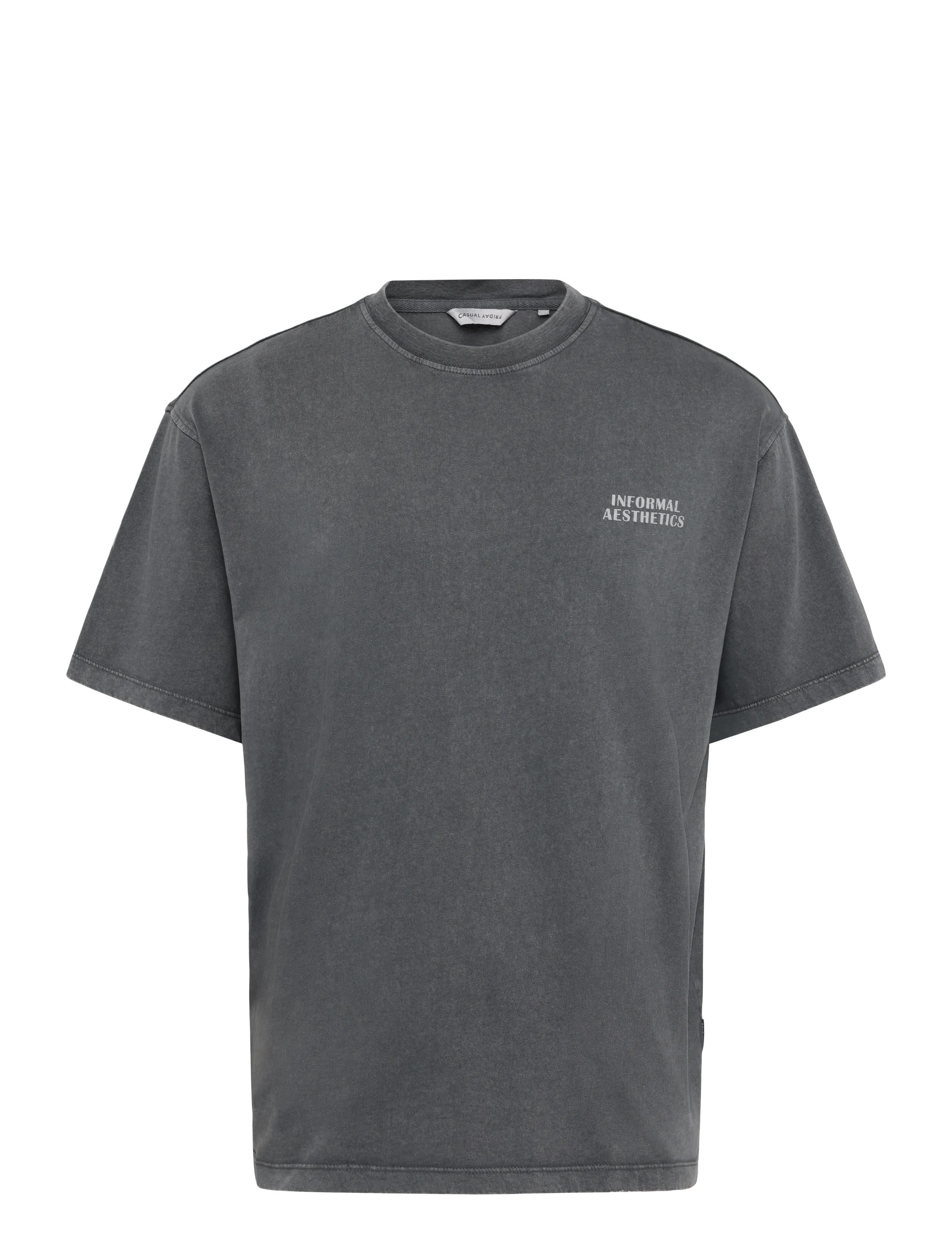 Casual Friday Cfryde 0233 Printed T-Shirt, Mænd, Printet T-Shirt, Grå, Str: XXL