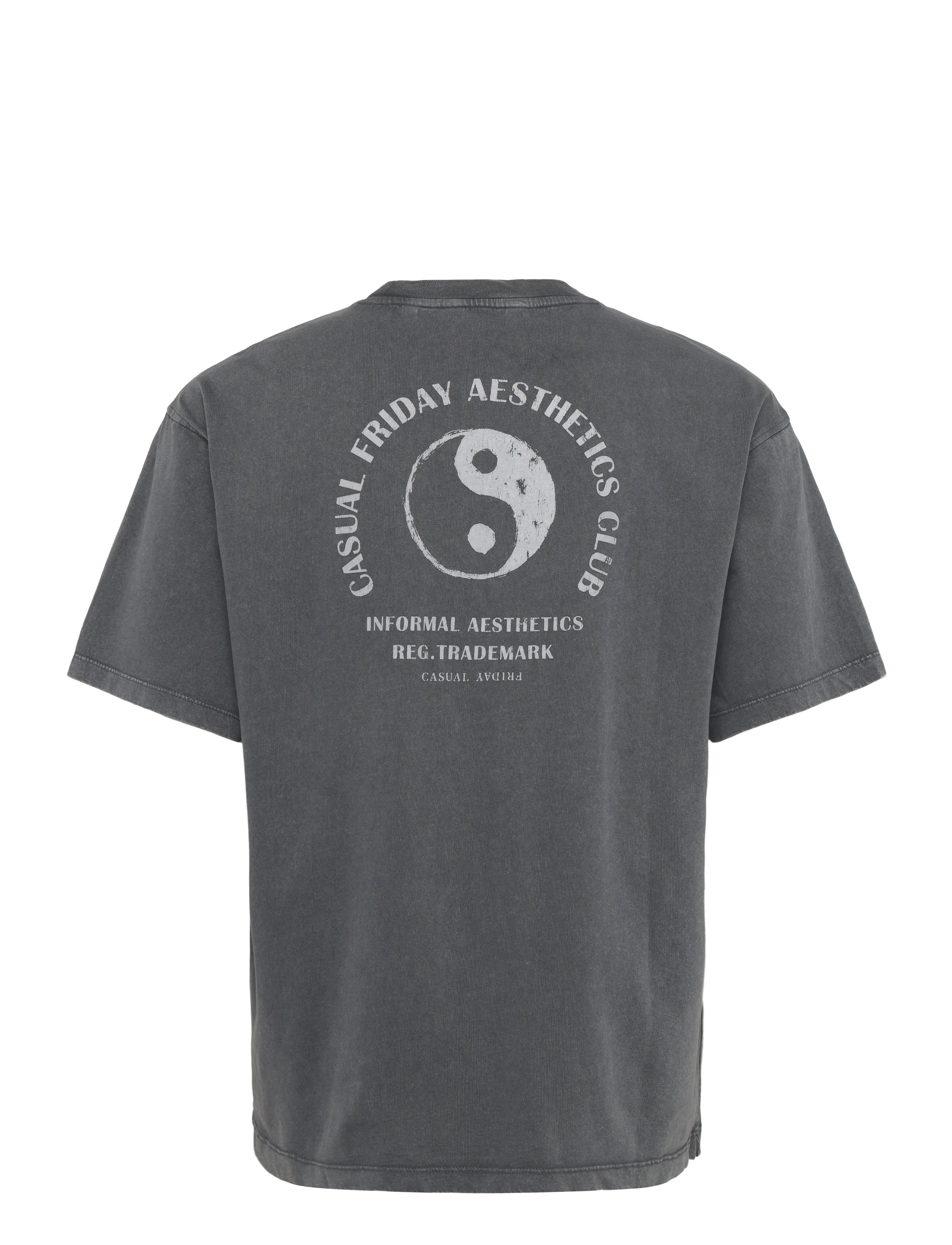 Casual Friday - CFRYDE 0233 PRINTED T-SHIRT - iron gate - 1