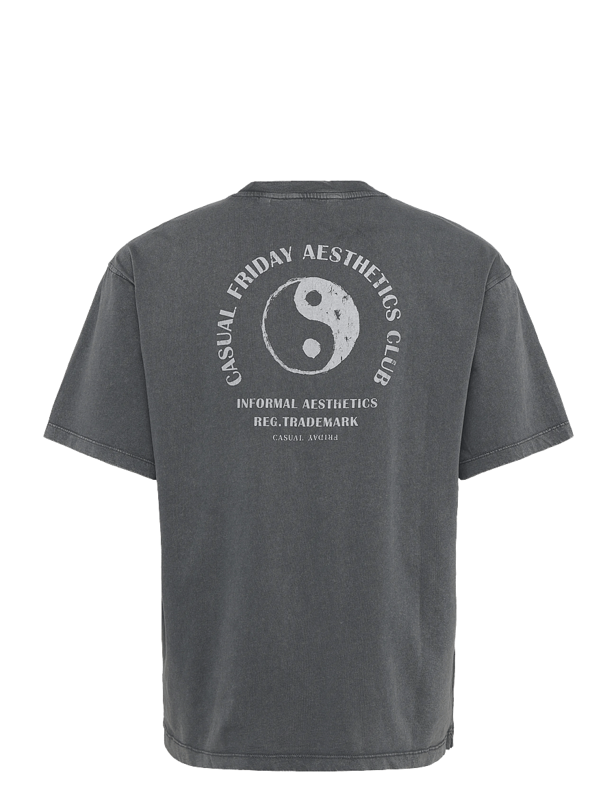Casual Friday - CFRYDE 0233 PRINTED T-SHIRT - iron gate - 1