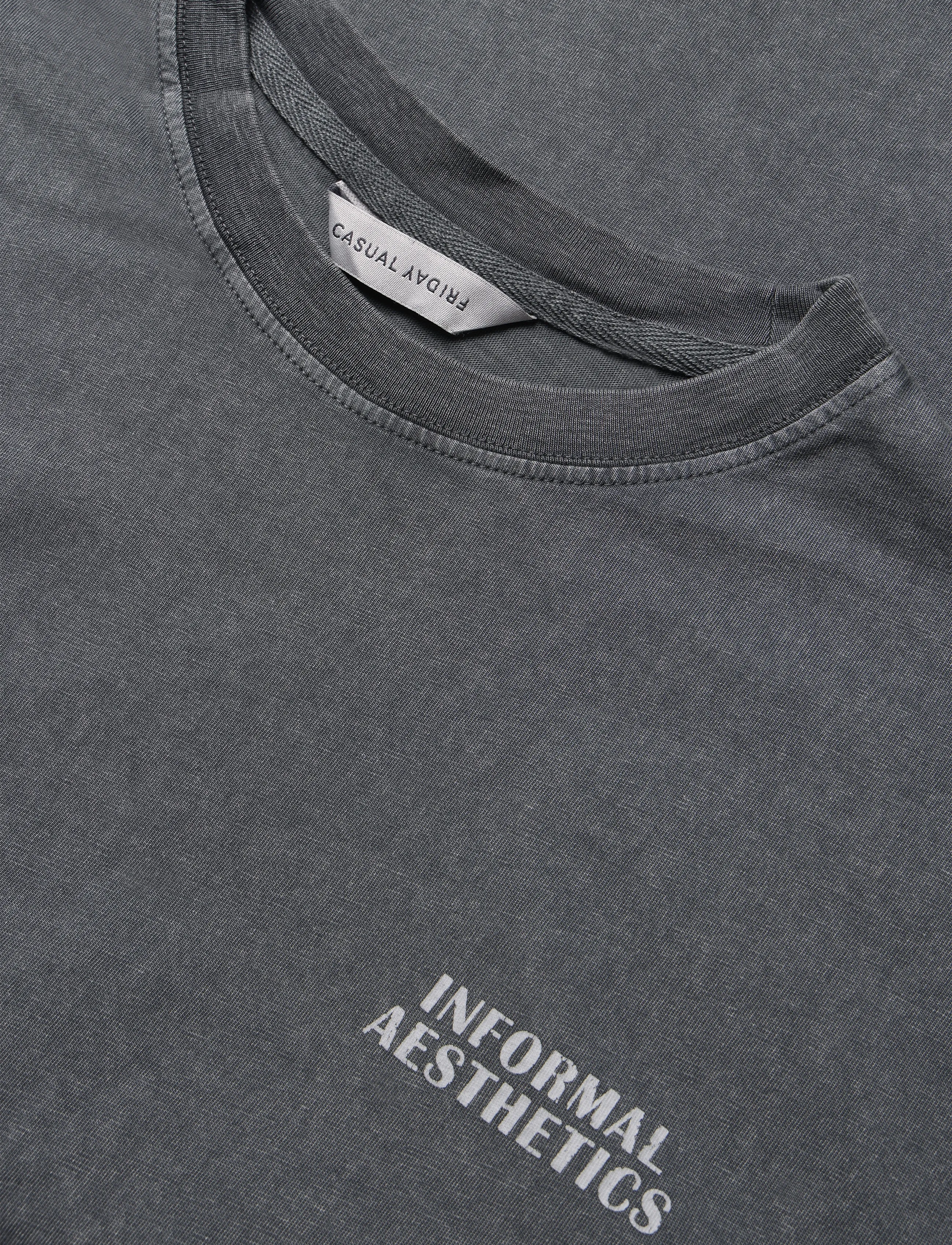 Casual Friday - CFRYDE 0233 PRINTED T-SHIRT - iron gate - 2