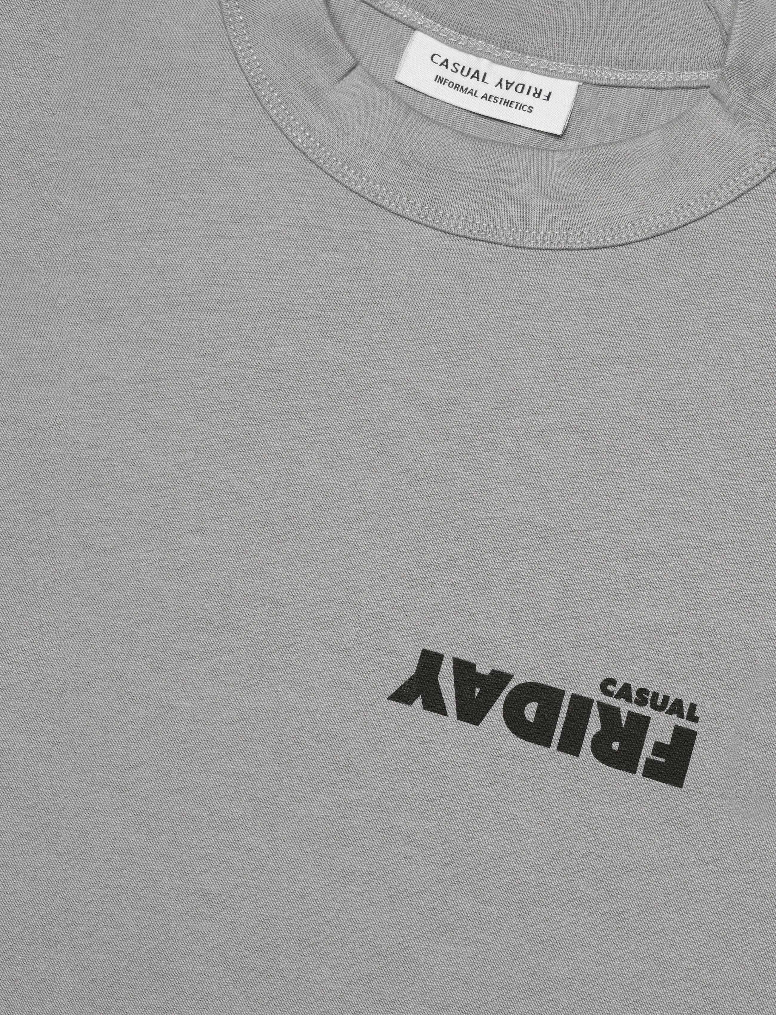 Casual Friday - CFEBBOT PRINTED T-SHIRT - sharkskin - 2