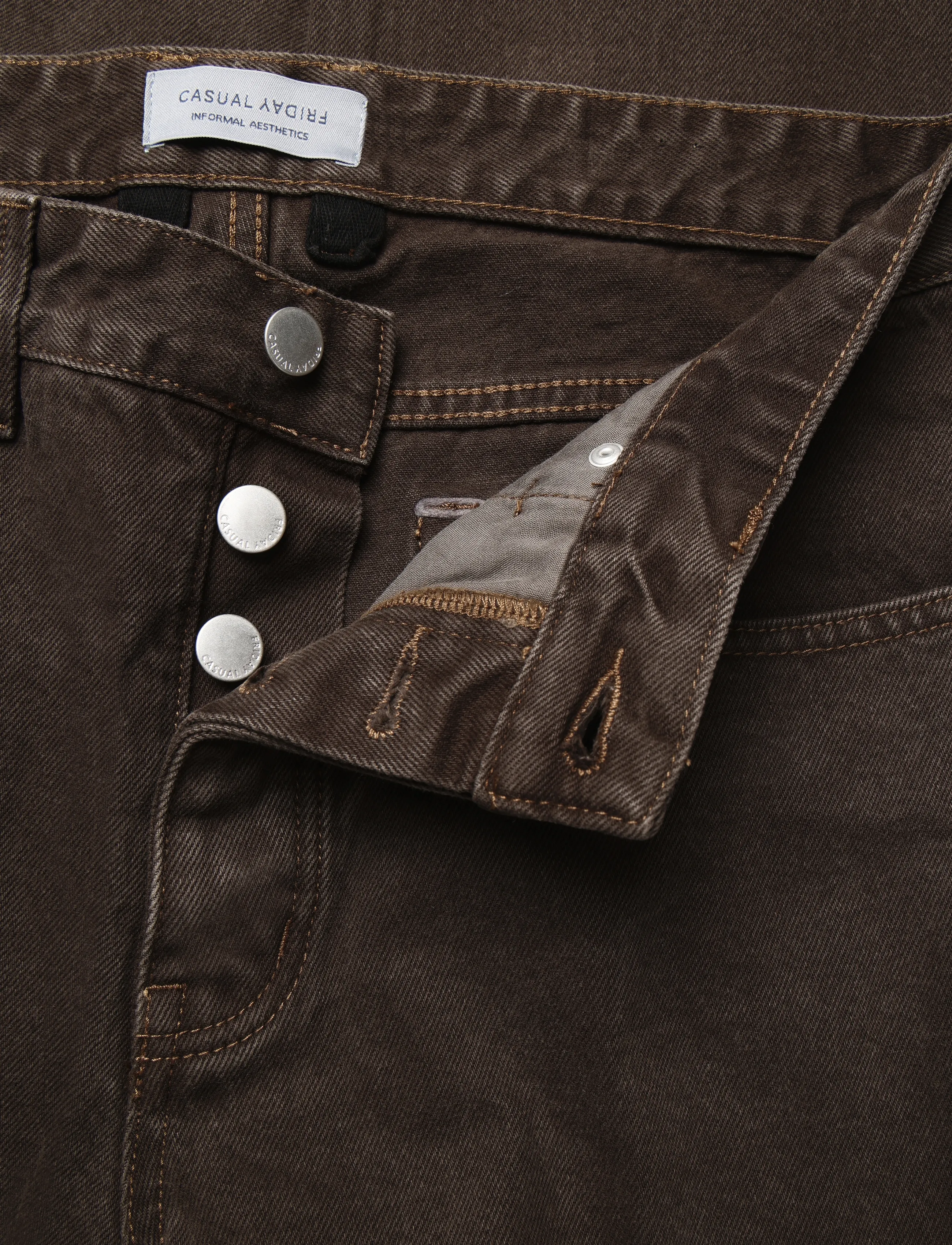 Casual Friday - CFHALLUND 0238 GMT DYED DENIM - demitasse - 3