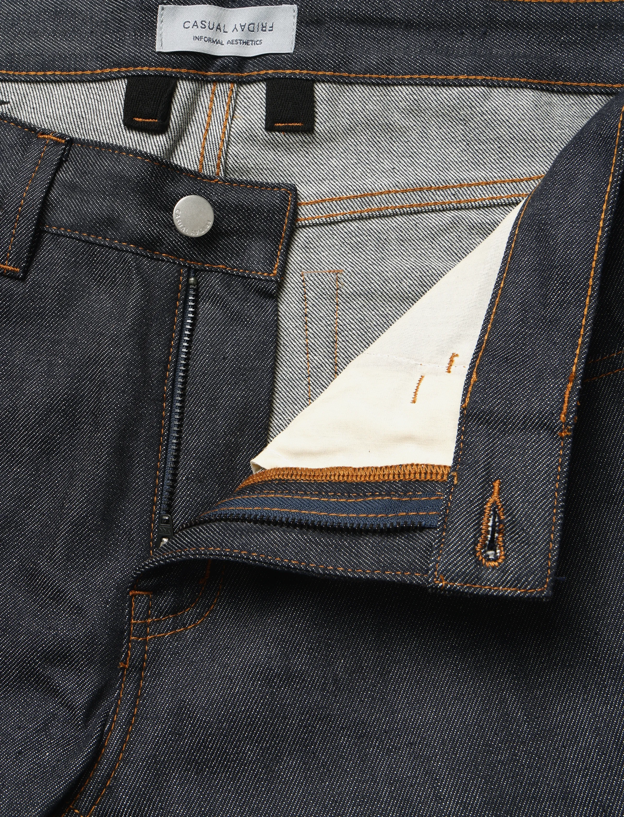 Casual Friday - CFKARUP UNWASHED DENIM - 200444 unwashed blue denim - 3