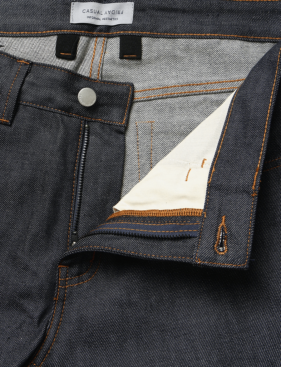 Casual Friday - CFKARUP UNWASHED DENIM - 200444 unwashed blue denim - 3