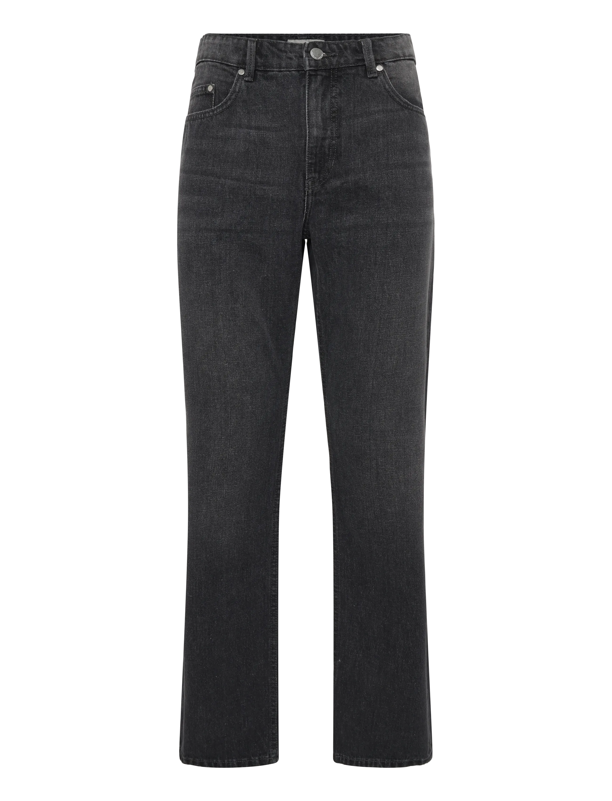 Casual Friday CFHALLUND WIDE JEANS - Loose jeans - 200440 DARK GREY DENIM / grey