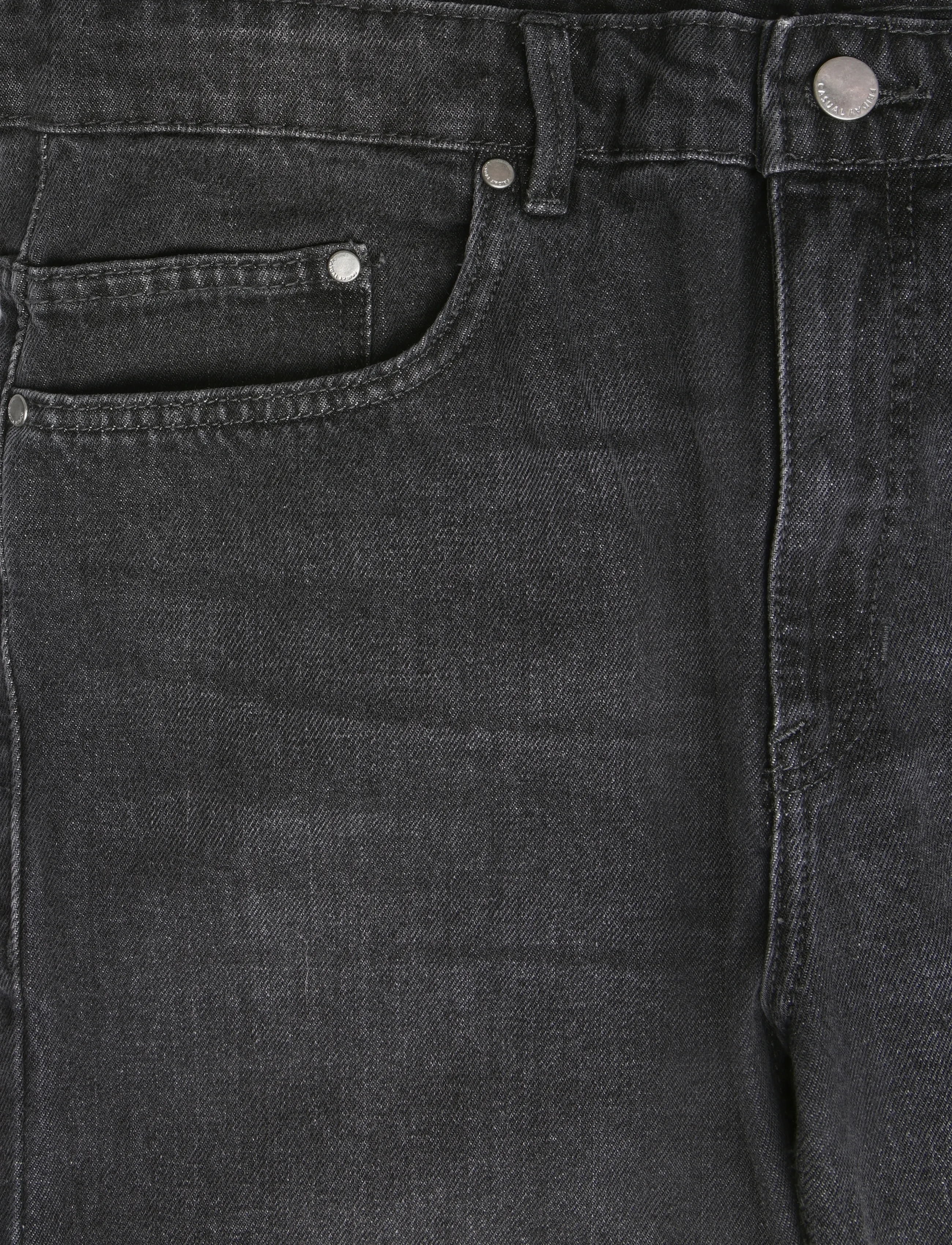 Casual Friday - CFHALLUND WIDE JEANS - 200440 dark grey denim - 2