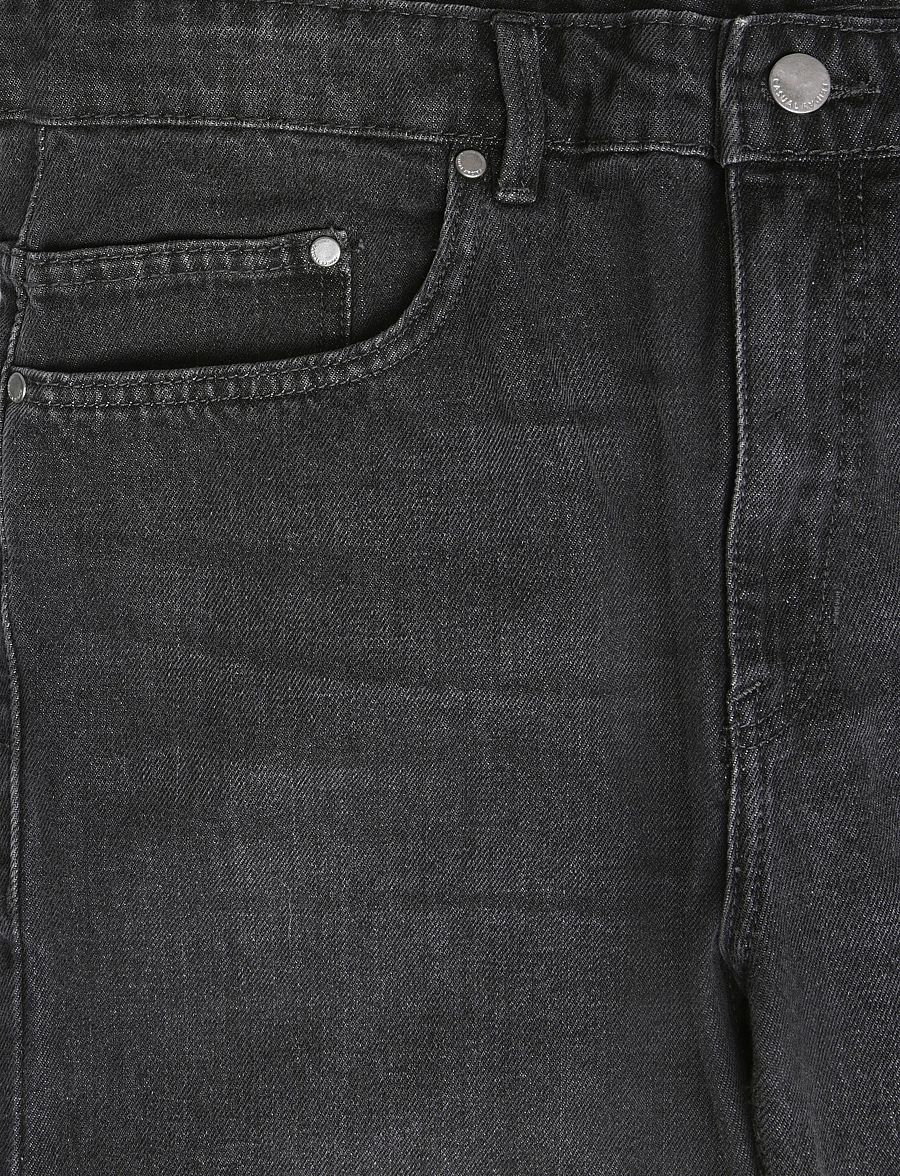 Casual Friday - CFHALLUND WIDE JEANS - 200440 dark grey denim - 2