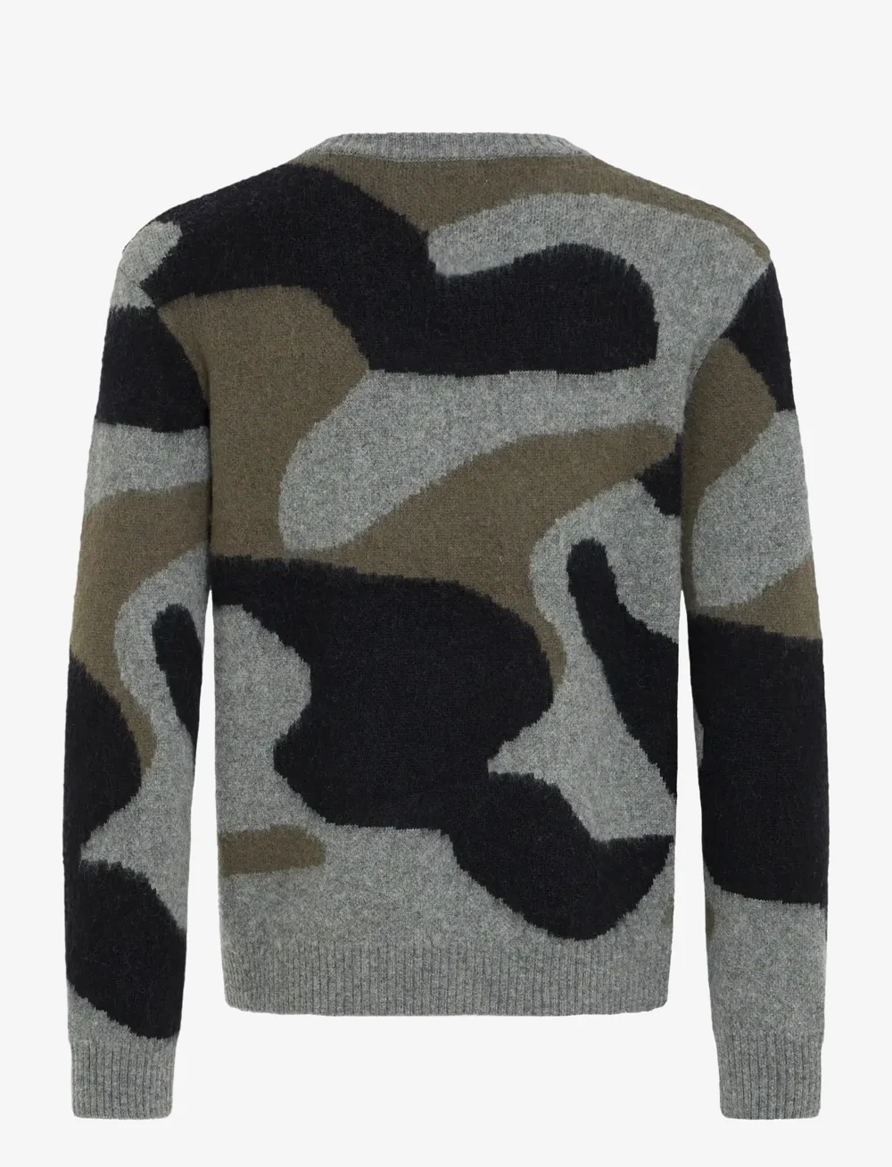 Casual Friday - CFESKO CREW NECK KNIT - megztiniai su apvalia apykakle - castlerock melange - 2