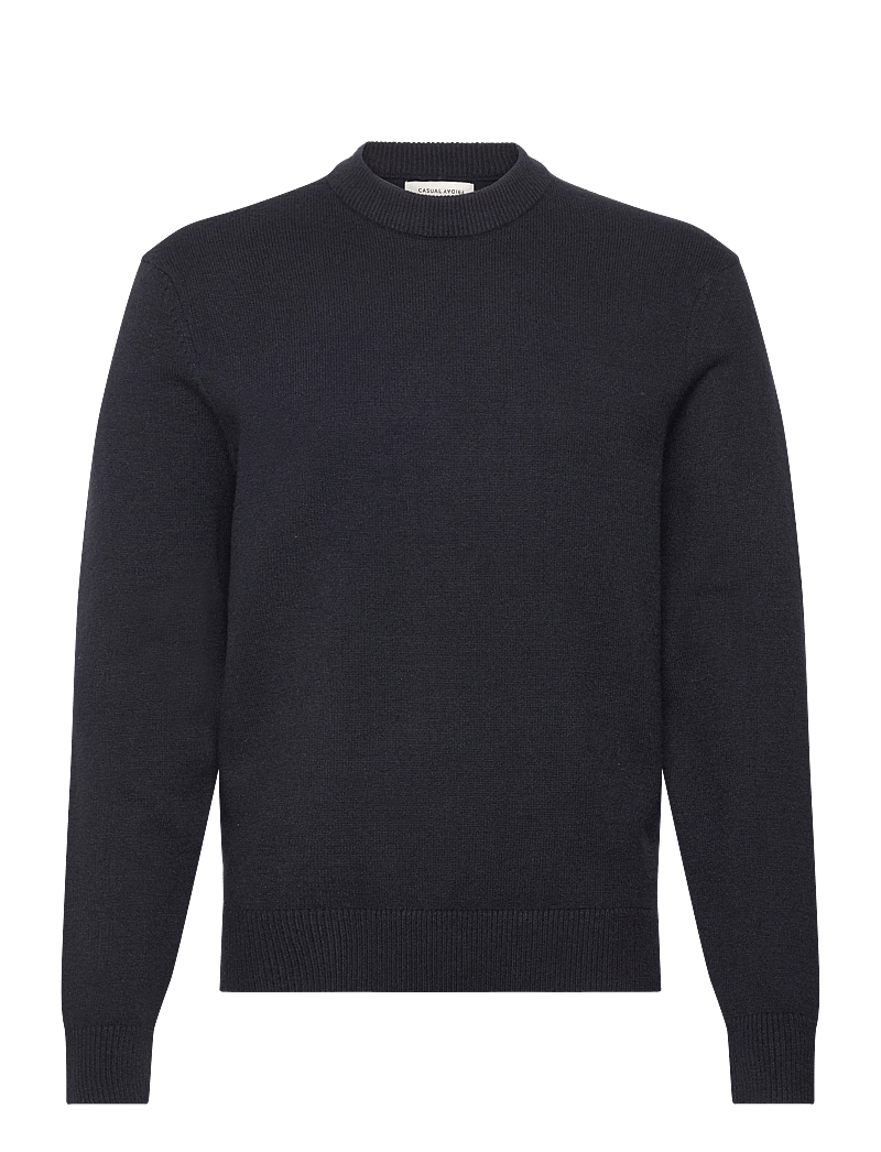 Casual Friday - CFANDRO 0247 CREW NECK KNIT - rund hals - dark navy melange - 0