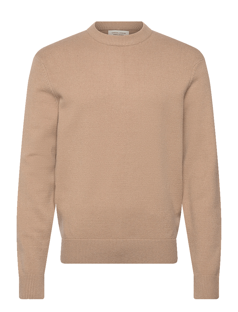 Casual Friday - CFANDRO 0247 CREW NECK KNIT - rund hals - silver mink melange - 0