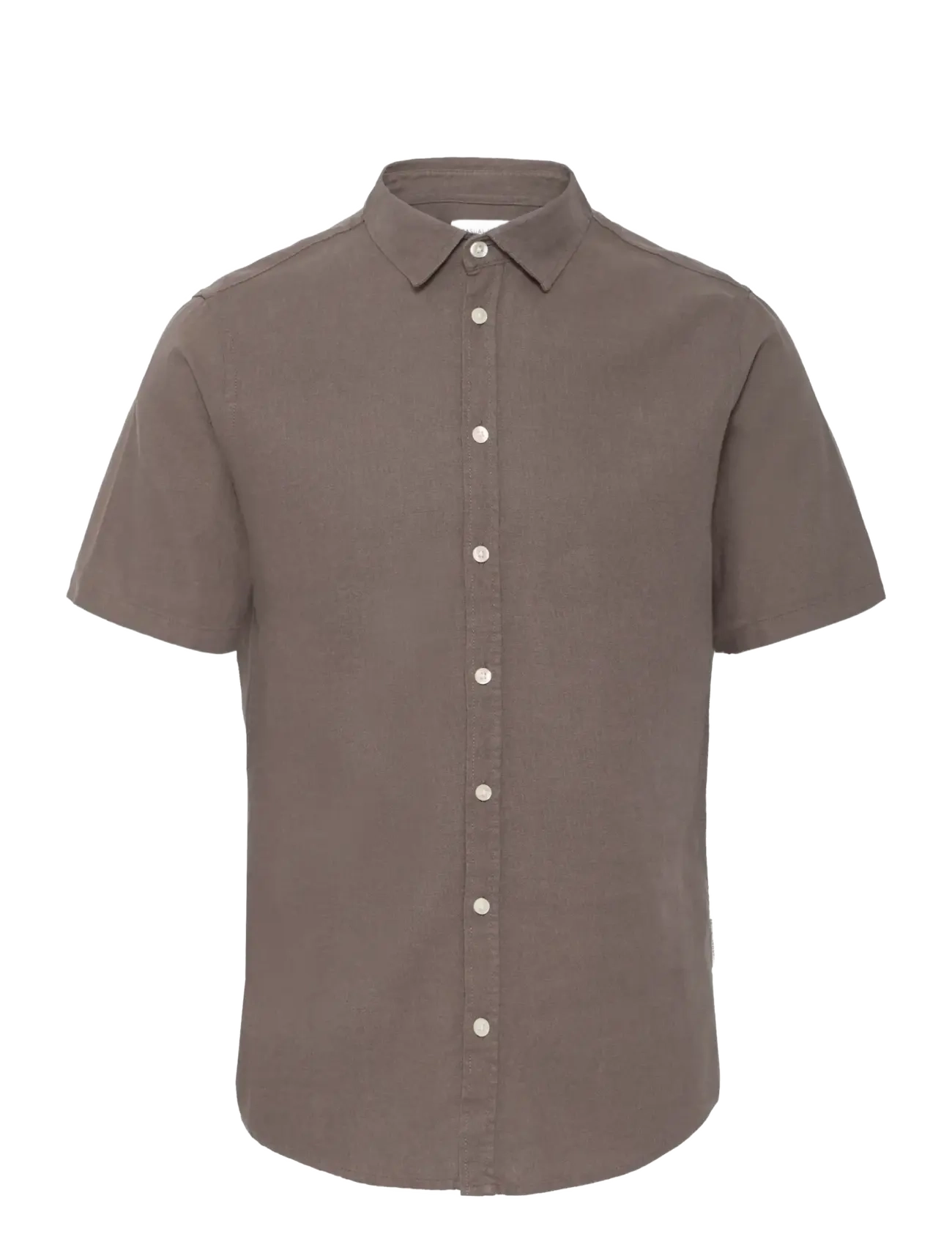 Casual Friday CFHANES SS LINEN MIX SHIRT - Skjorter - MAJOR BROWN / brown