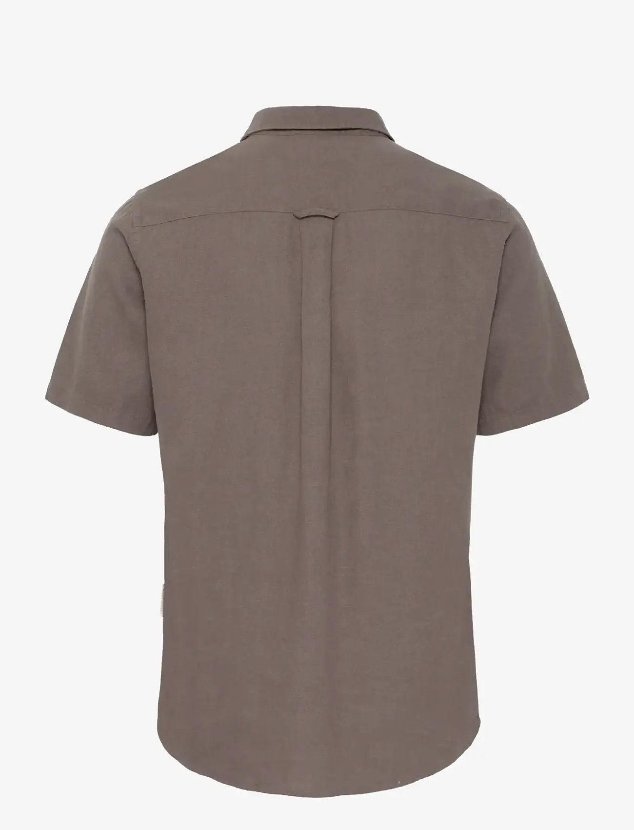 Casual Friday - CFHANES SS LINEN MIX SHIRT - lina krekli - major brown - 1