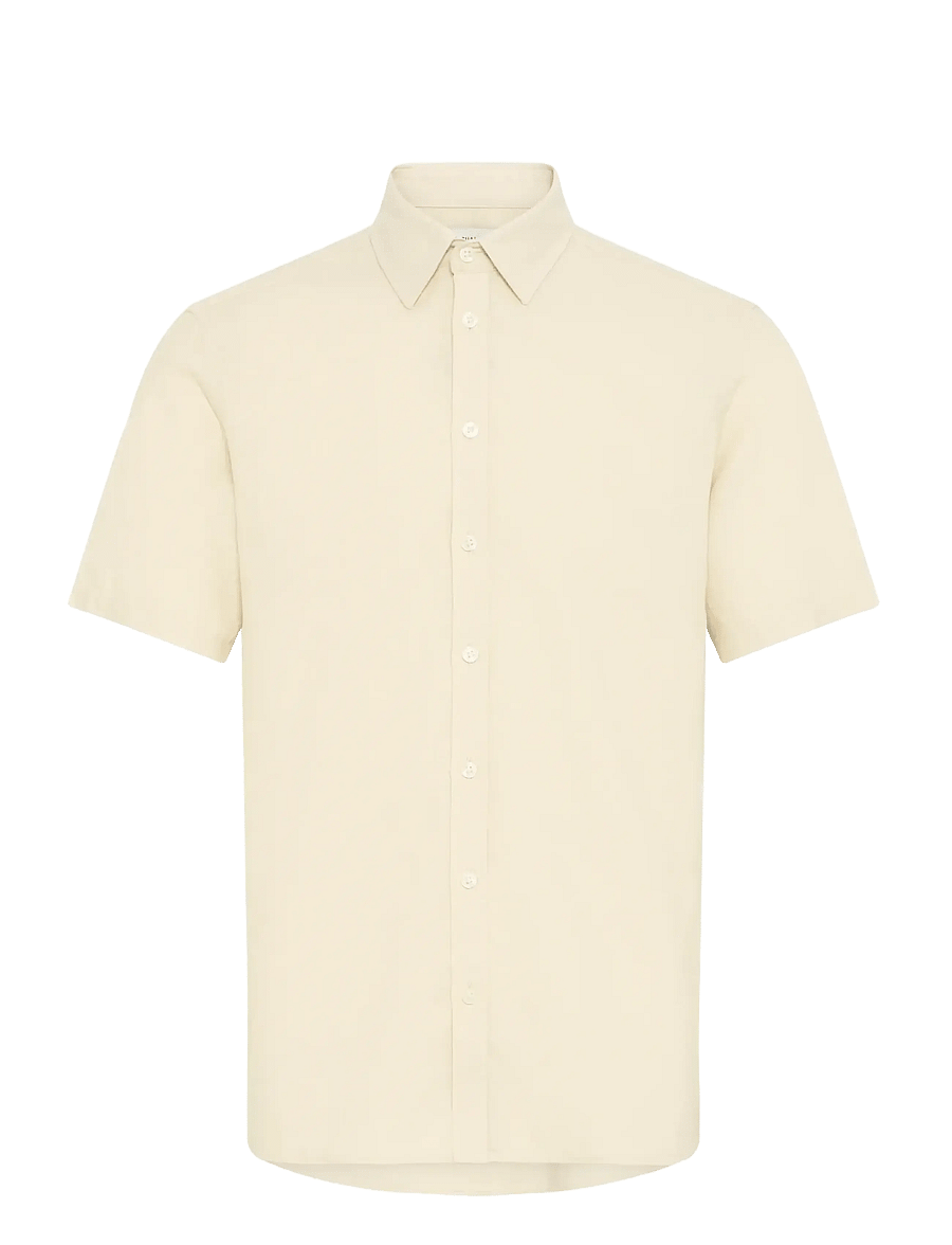 Casual Friday - CFHANES SS LINEN MIX SHIRT - koszule lniane - summer sand - 1