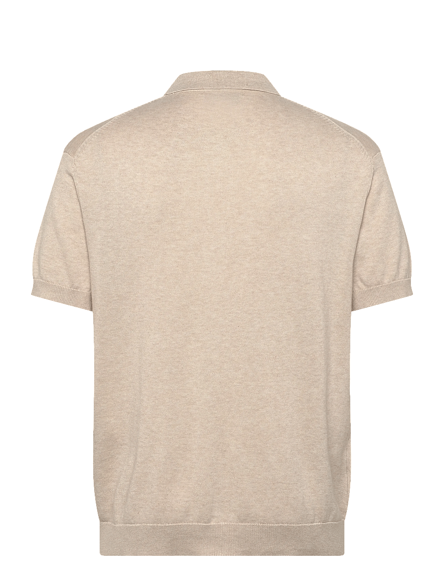 Casual Friday - CFBELLS SS CARDIGAN KNIT - knitted polos - summer sand melange - 2