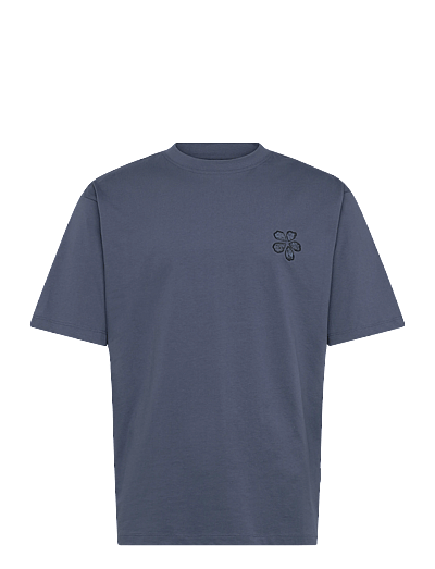 Casual Friday CFARLAN RELAXED T-SHIRT - Short-sleeved t-shirts - BERING SEA / blue