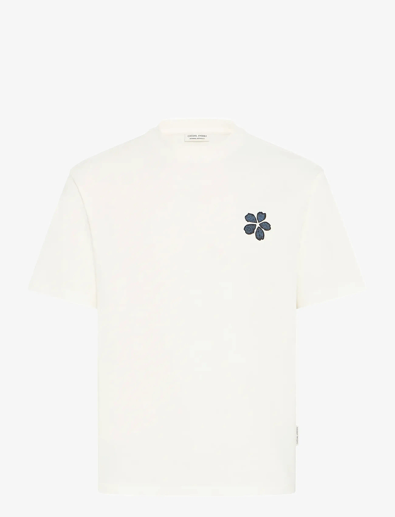 Casual Friday - CFARLAN RELAXED T-SHIRT - kortærmede t-shirts - cloud dancer - 1